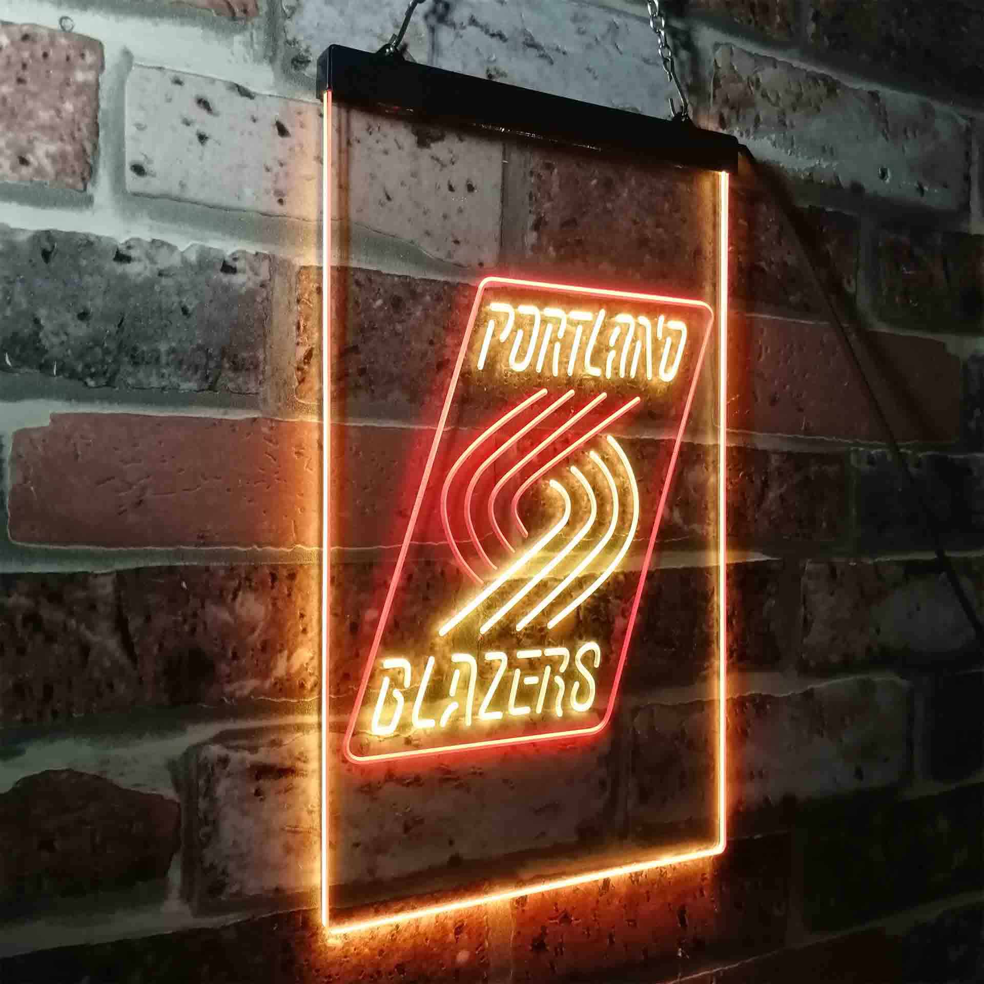 Portland Trail Blazers Baseketball Neon-Like LED Sign - Image 16