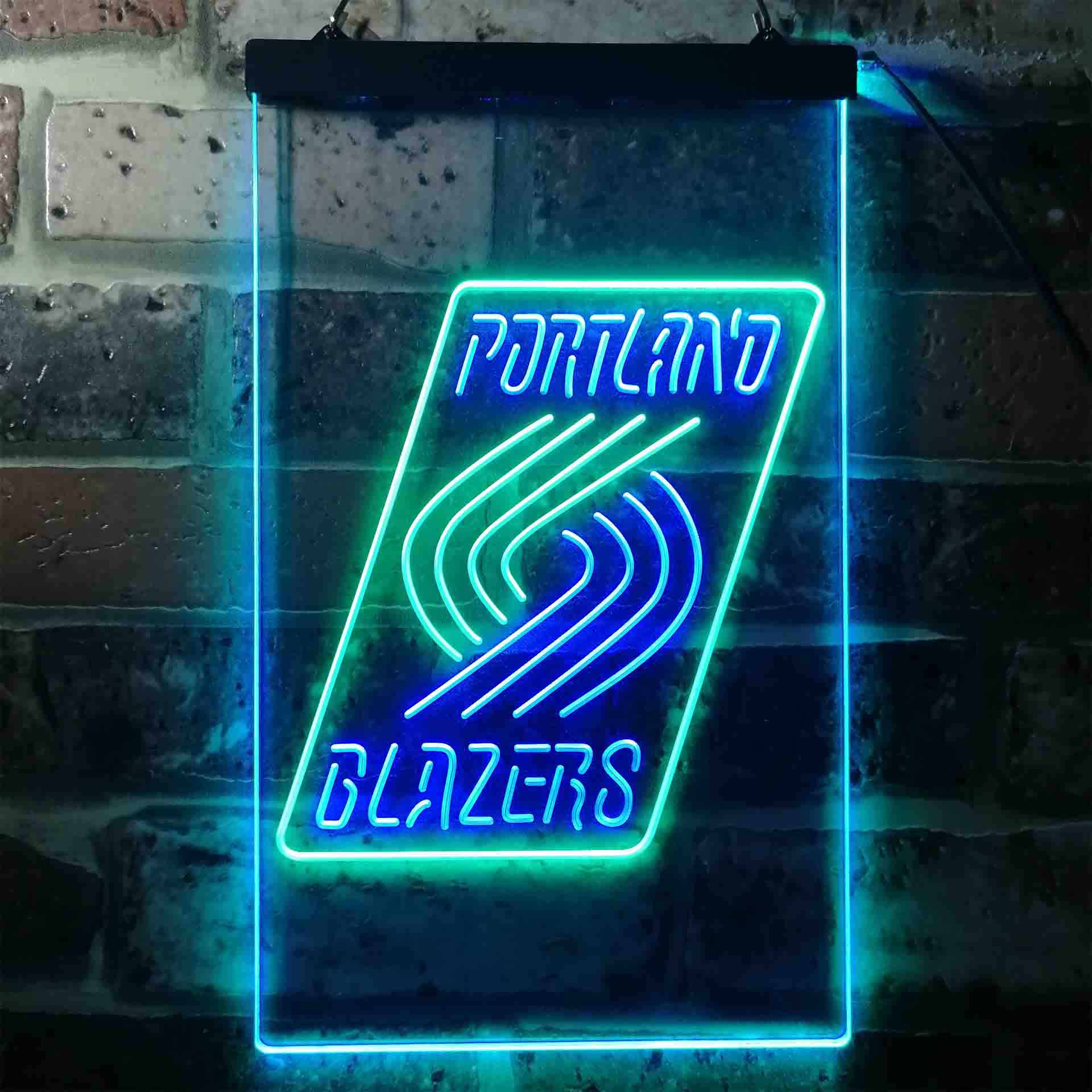 Portland Trail Blazers Baseketball Neon-Like LED Sign - Image 9