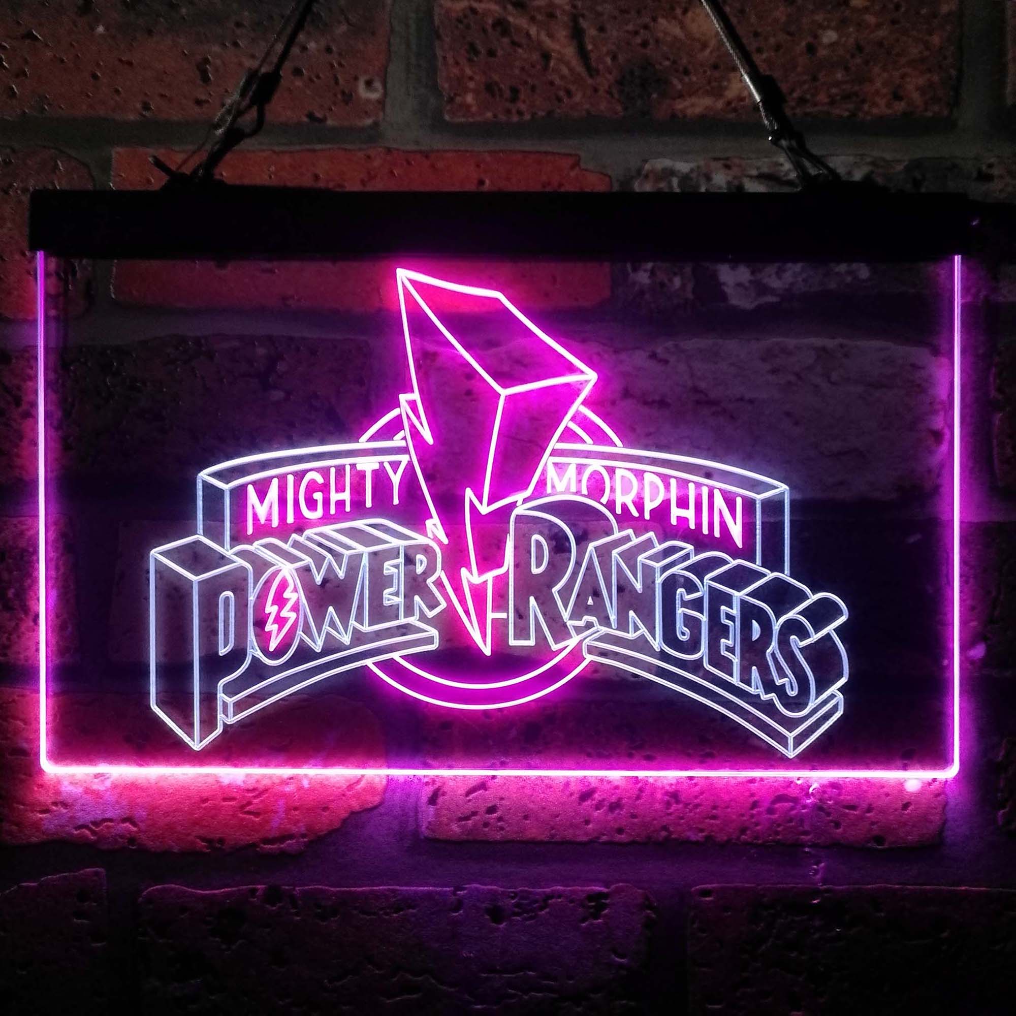 Power Rangers Vintage Arcade Neon LED Sign - Image 5