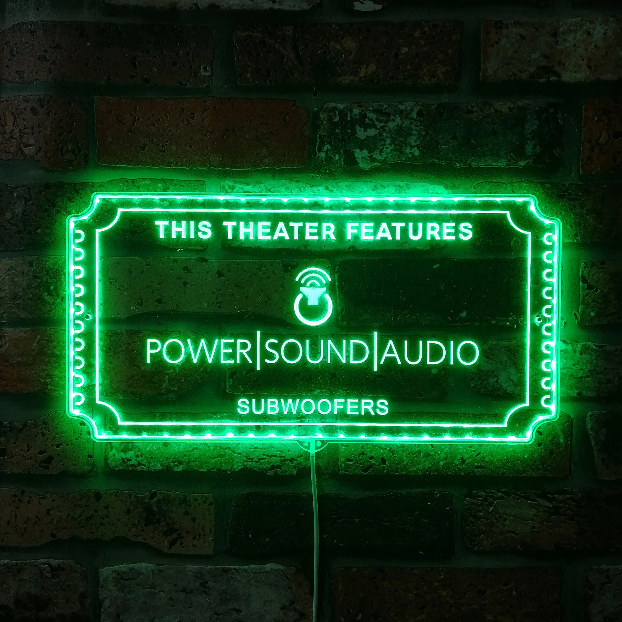 Power Sound Audio Neon LED Sign with Dynamic RGB Colors - Image 6