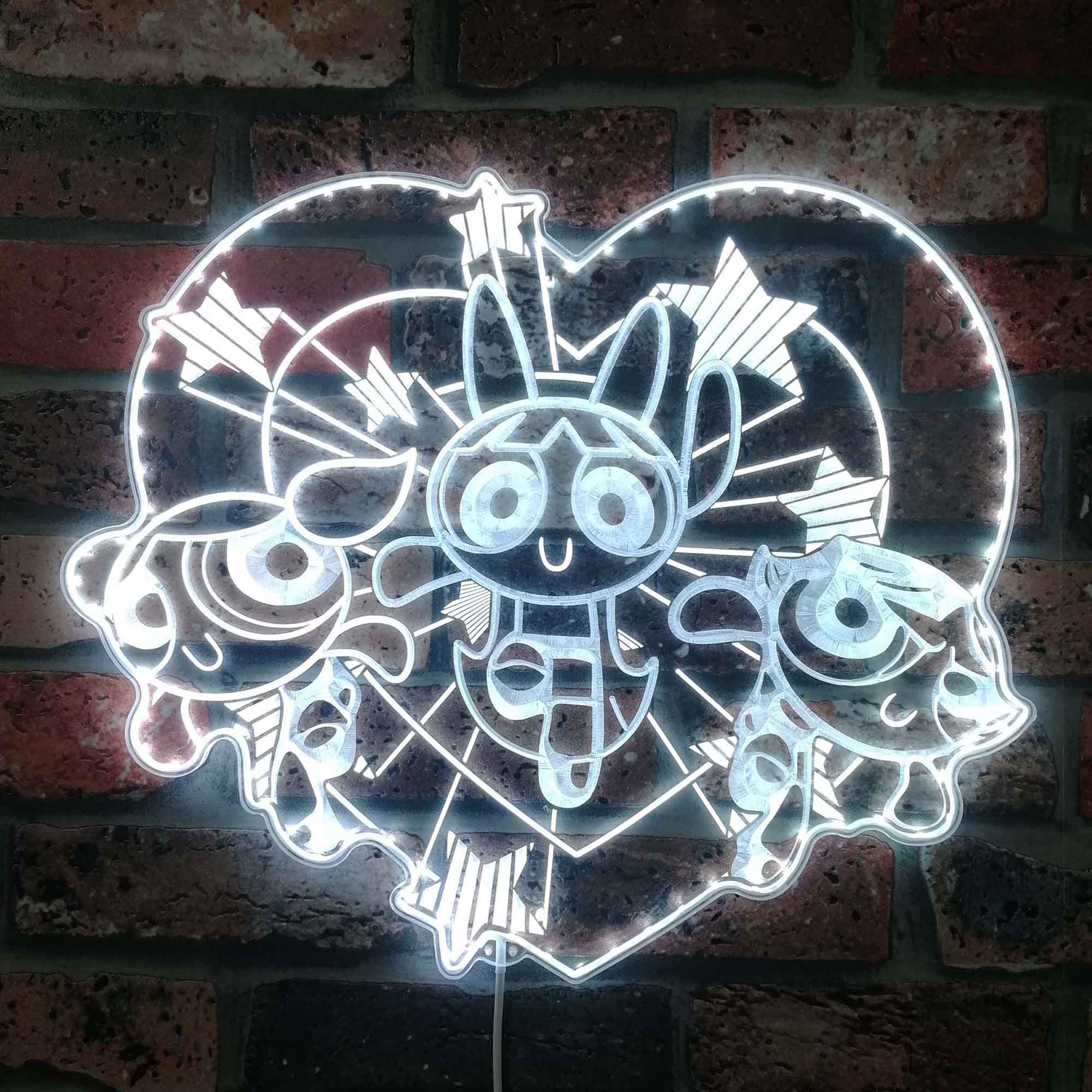 Powerpuff Girls Neon LED Sign with Dynamic RGB Colors - Image 5