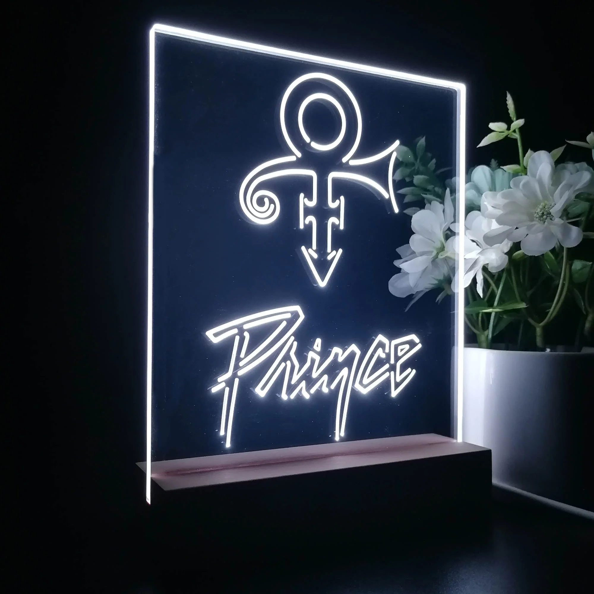 Prince Symbol Music 3D Illusion Night Light Desk Lamp - Image 5
