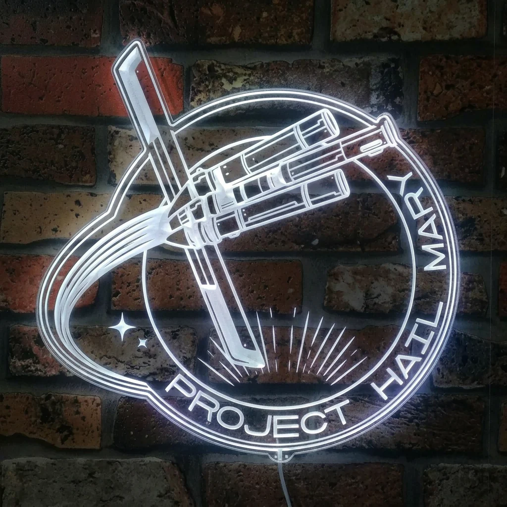 Project Hail Mary Neon LED Sign with Dynamic RGB Colors - Image 5