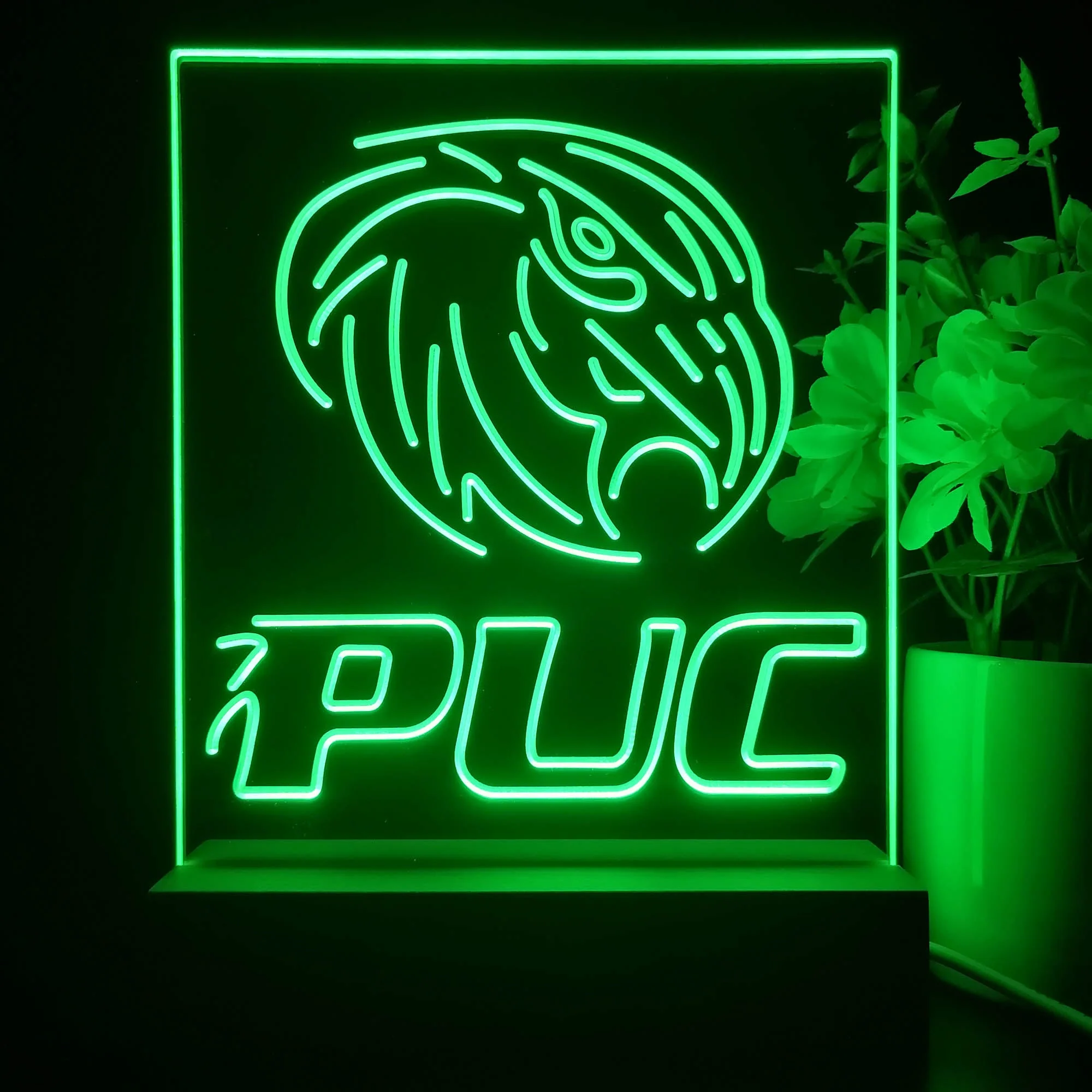 Purdue Calumet Peregrines Neon Sign Pub Bar Lamp - Image 2