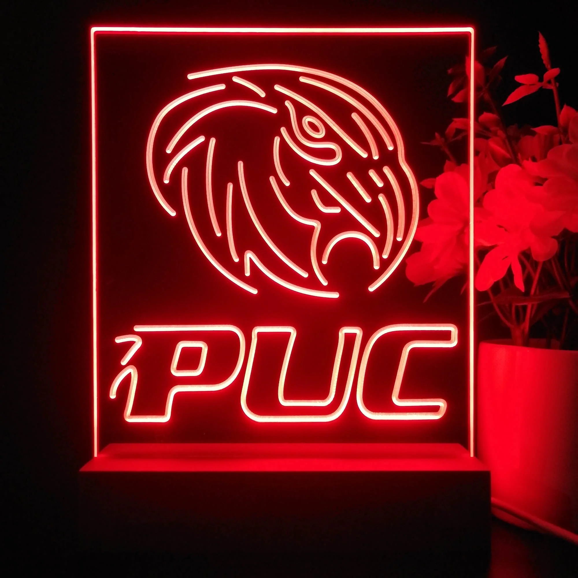 Purdue Calumet Peregrines Neon Sign Pub Bar Lamp - Image 4