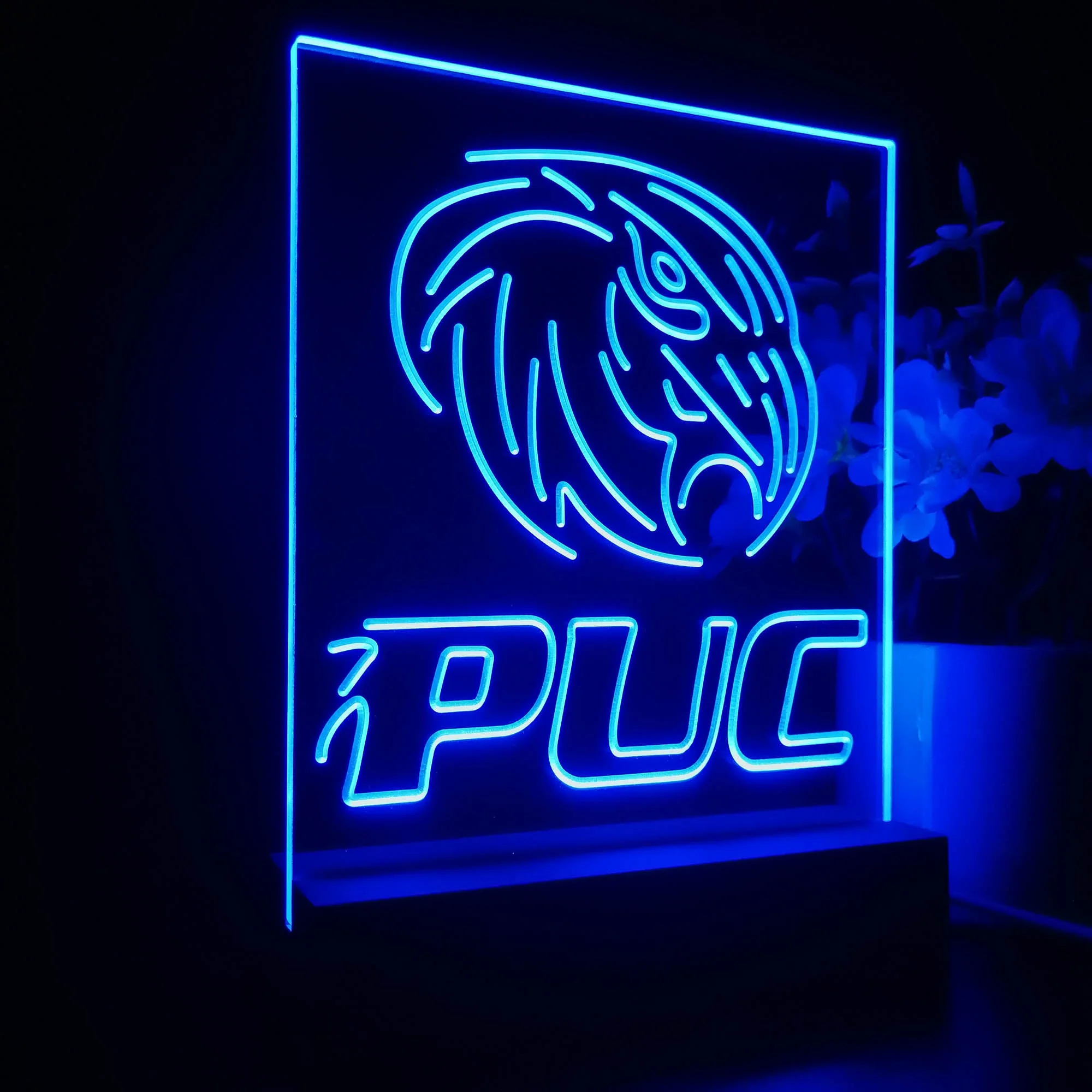 Purdue Calumet Peregrines Neon Sign Pub Bar Lamp - Image 6