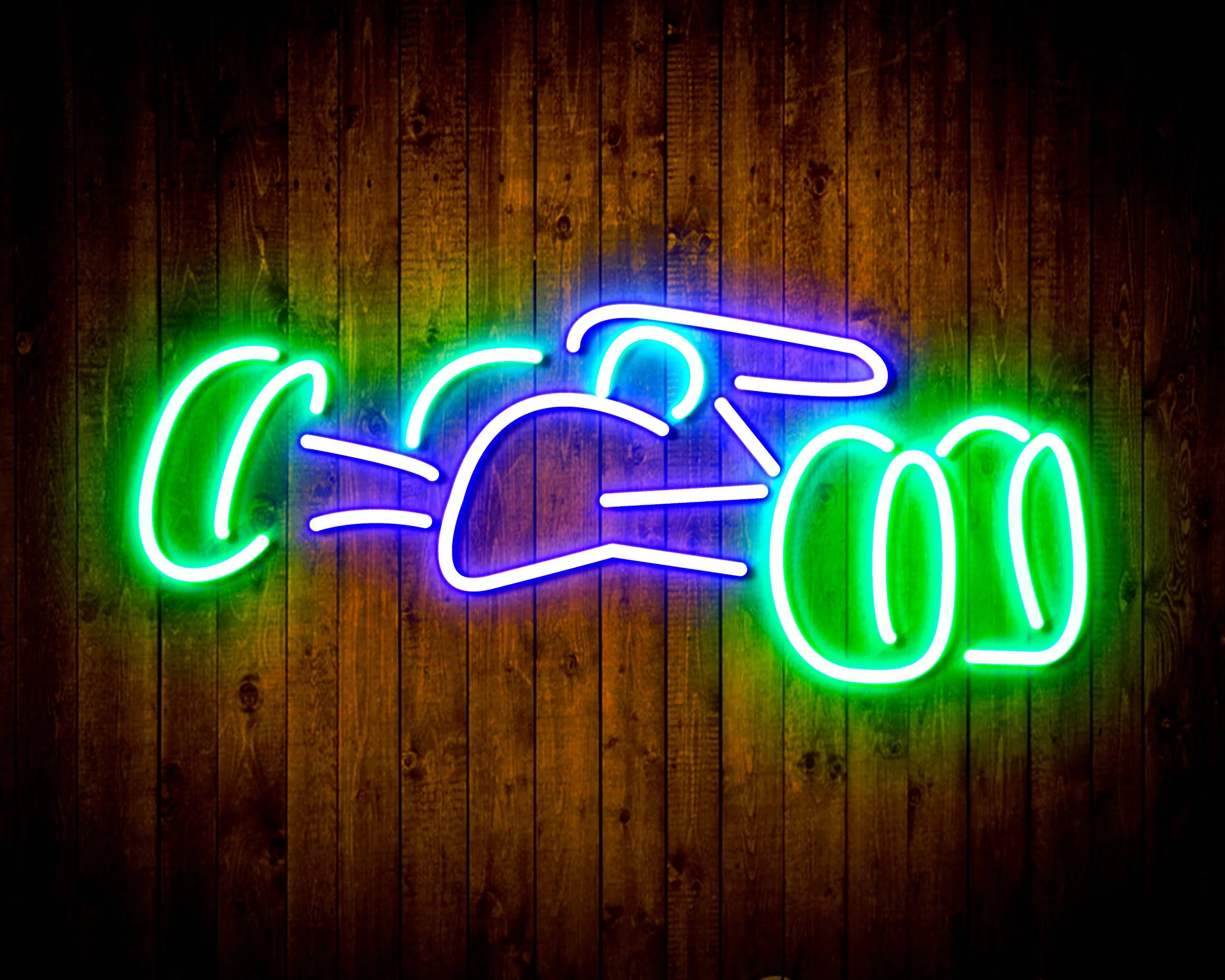 Race Car for Budweiser Handmade Neon Flex LED Sign - Image 14