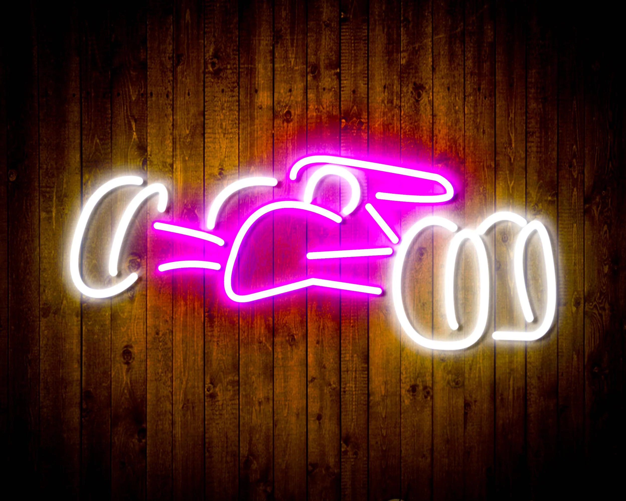 Race Car for Budweiser Handmade Neon Flex LED Sign - Image 4