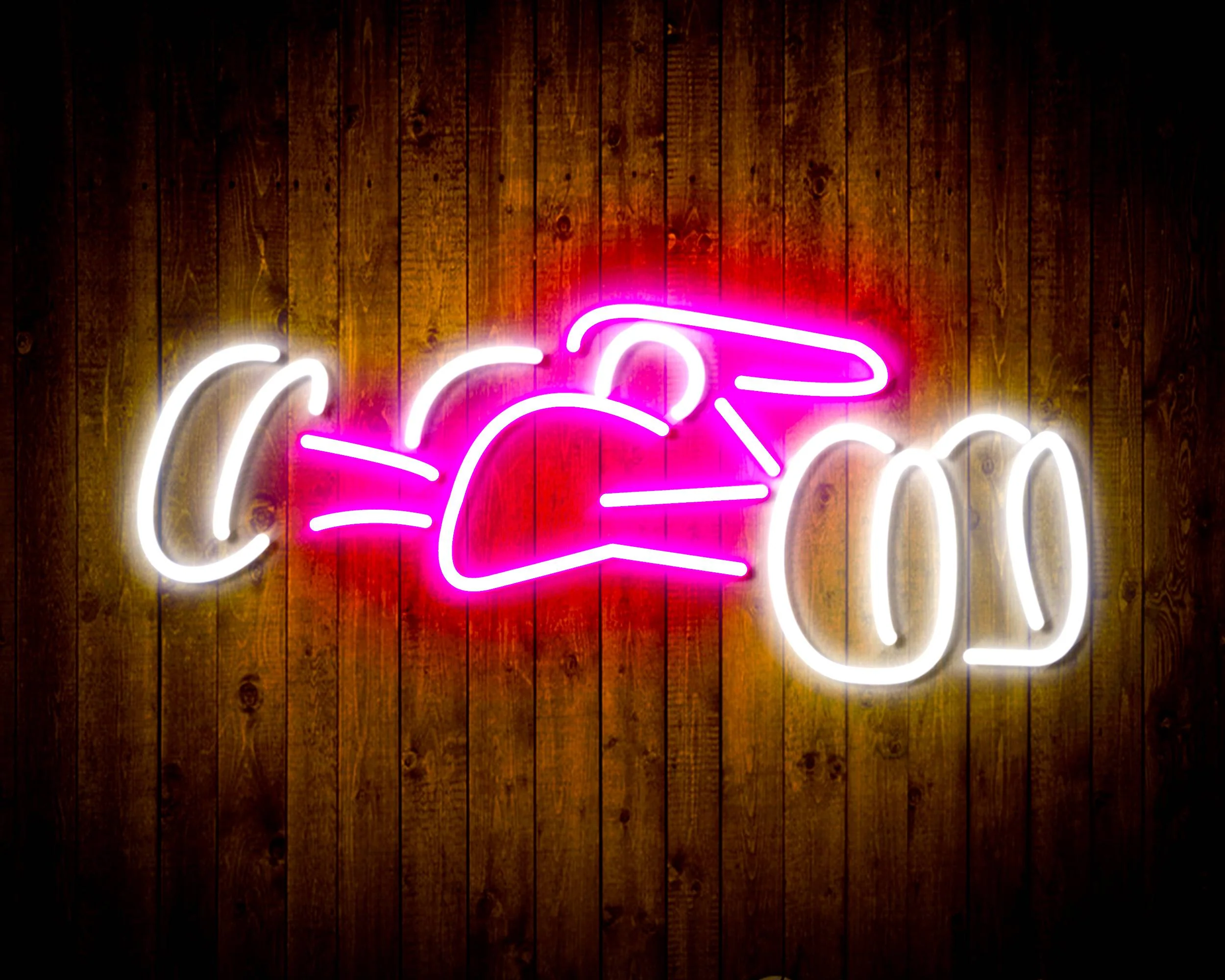 Race Car for Budweiser Handmade Neon Flex LED Sign - Image 5