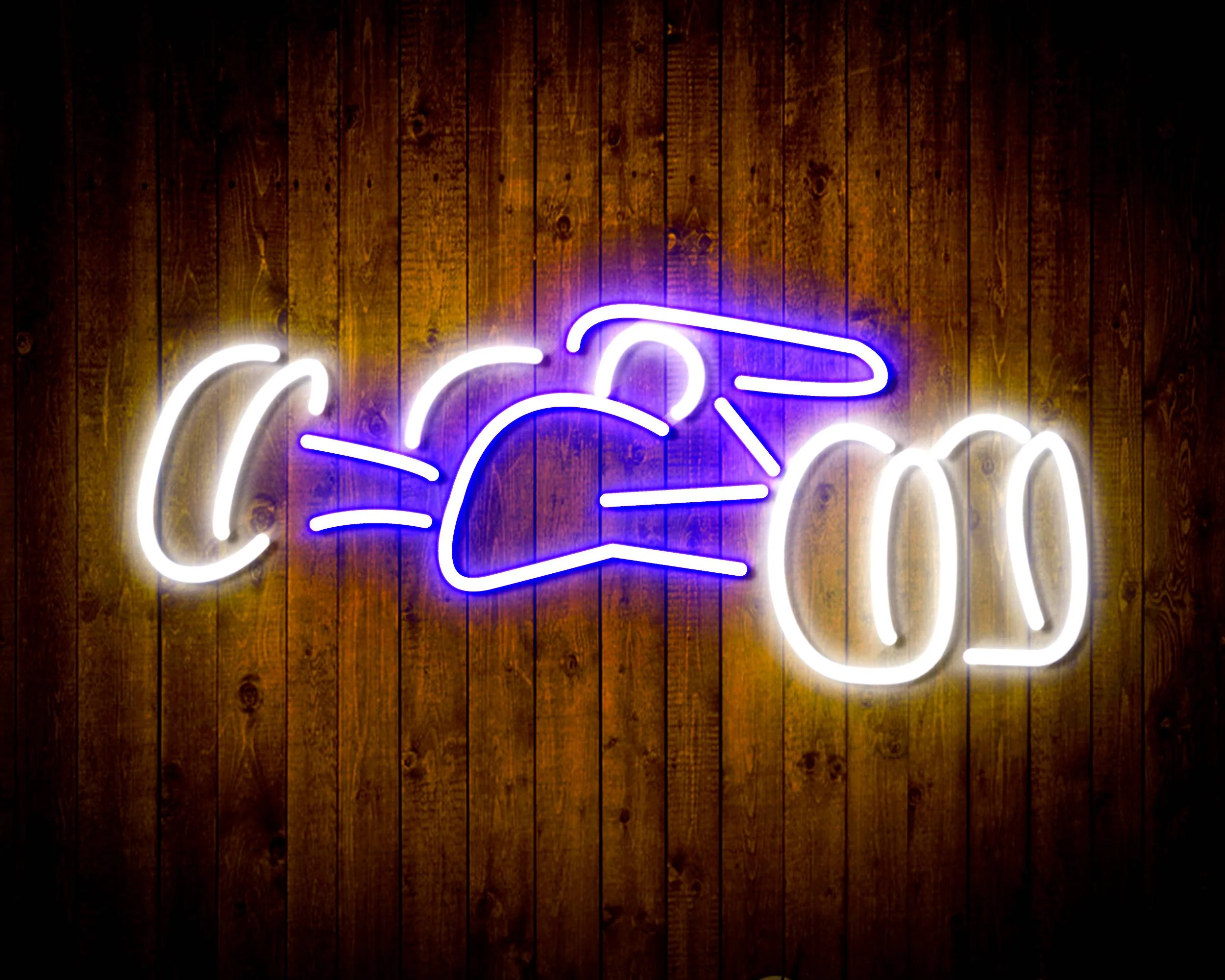 Race Car for Budweiser Handmade Neon Flex LED Sign - Image 6