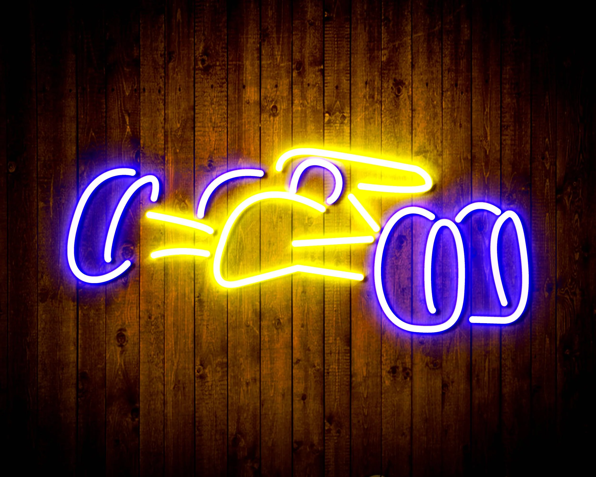 Race Car for Budweiser Handmade Neon Flex LED Sign - Image 9