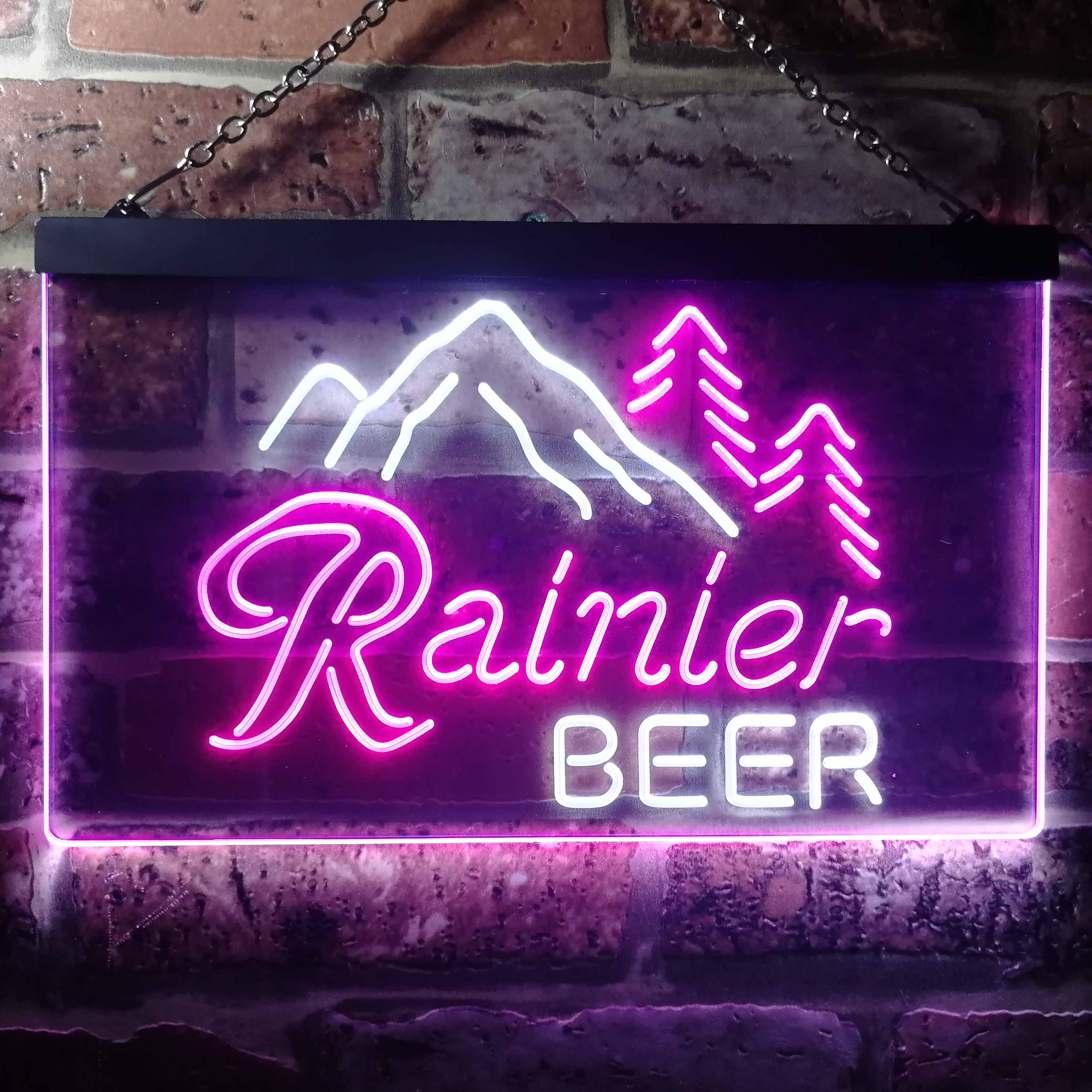Rainier Beer Club Mountain Neon Light LED Sign - Image 5