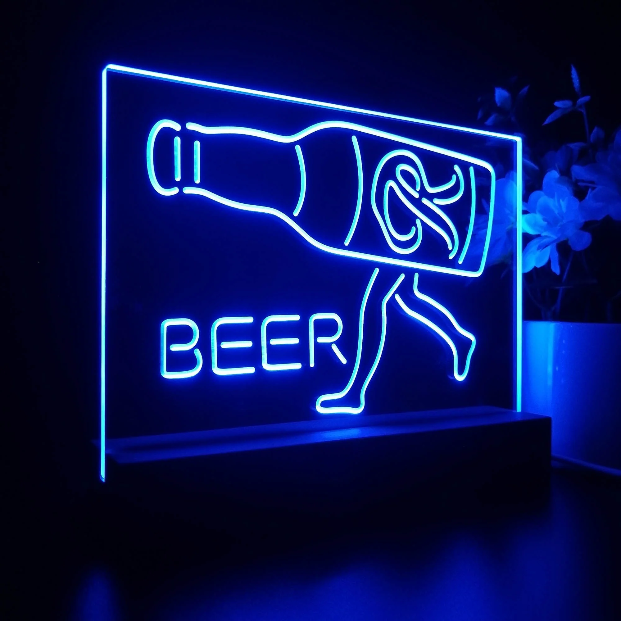 Rainier Beer Garage Man Cave Bar Neon Sign Pub Bar Lamp - Image 5