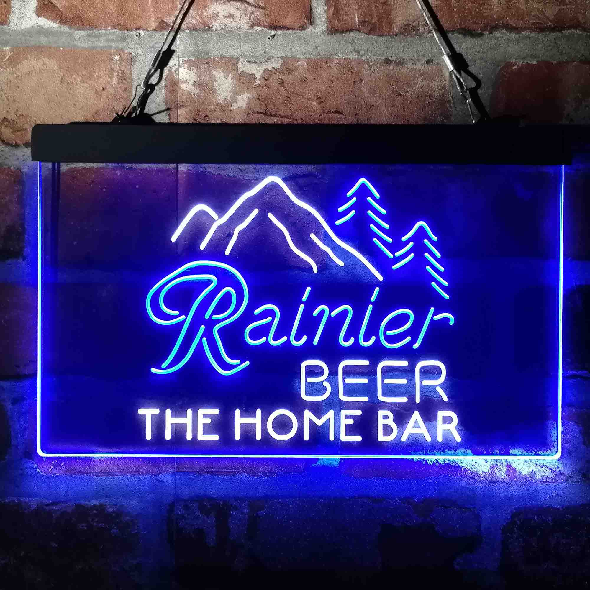 Personalized Rainier Beer Mountain Bar Neon-Like LED Sign - Image 2