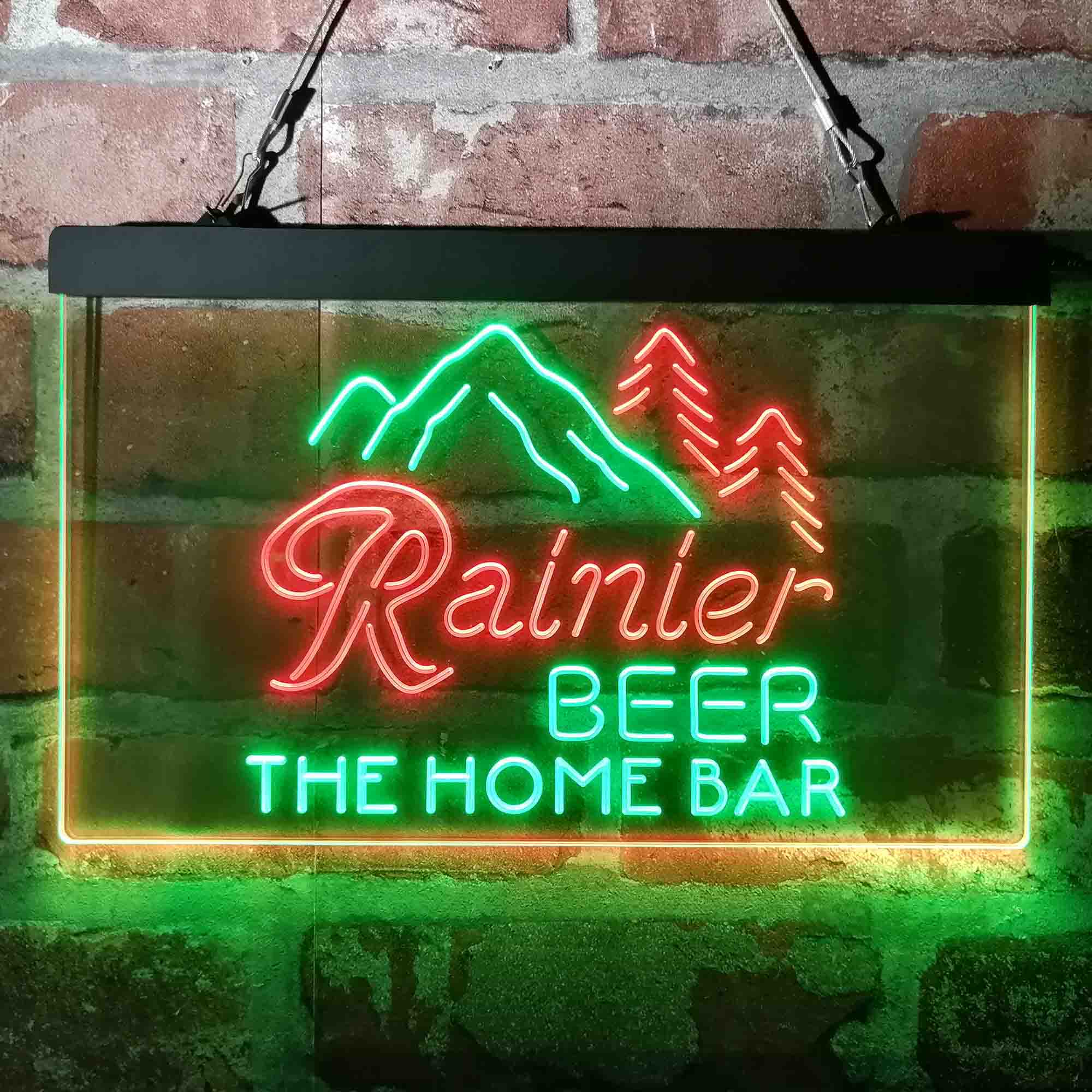 Personalized Rainier Beer Mountain Bar Neon-Like LED Sign - Image 6