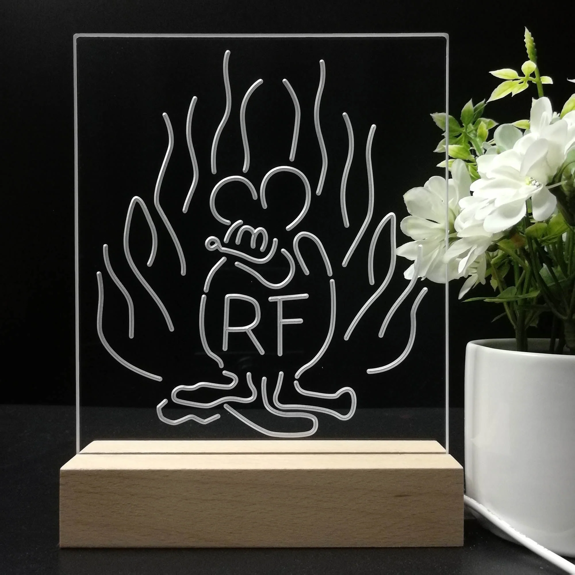 Rat Fink Game 3D Illusion Night Light Desk Lamp - Image 8
