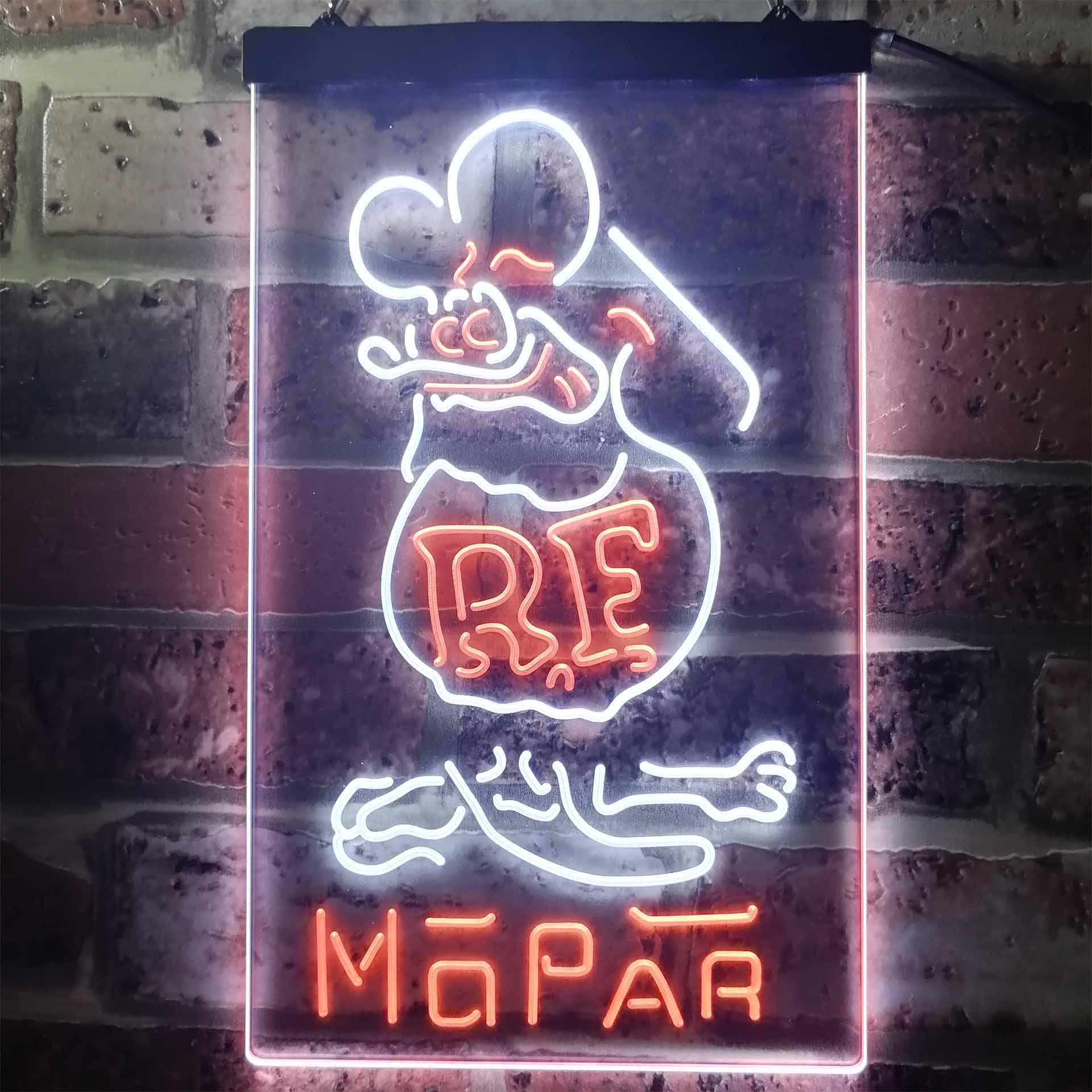Rat Fink Retro RF Mopar Neon-Like LED Sign
