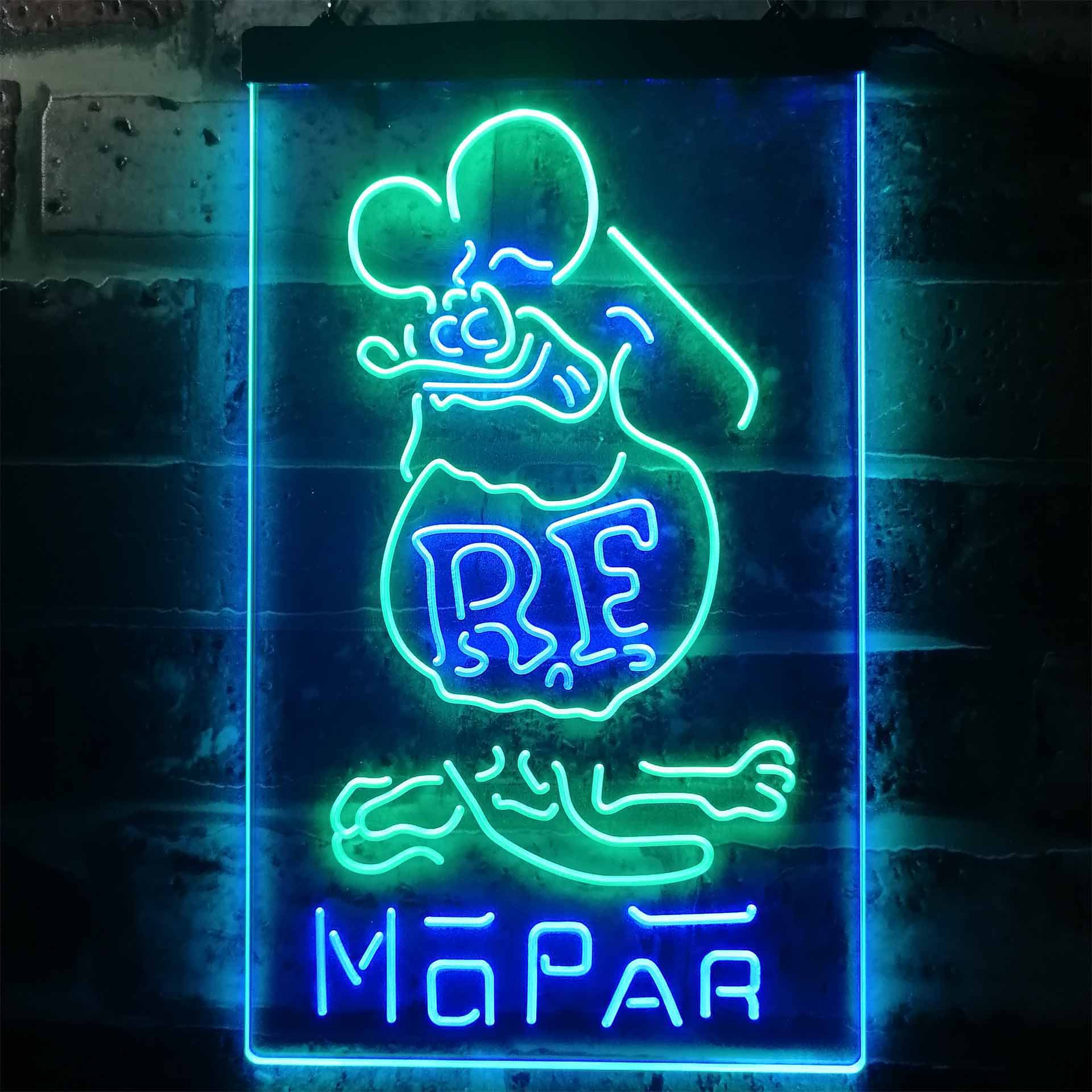Rat Fink Retro RF Mopar Neon-Like LED Sign - Image 11