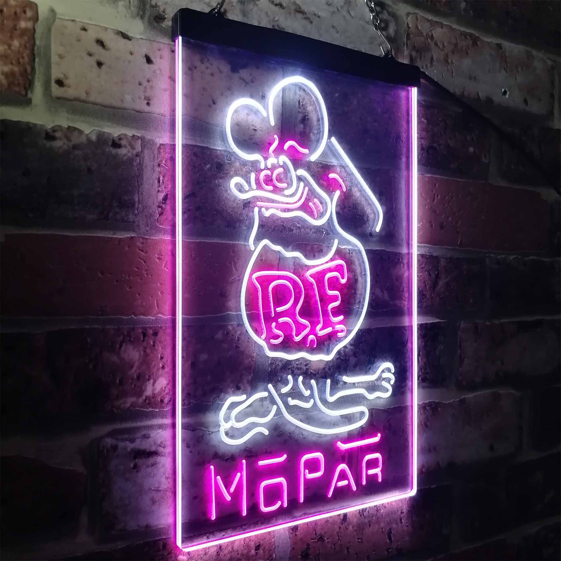 Rat Fink Retro RF Mopar Neon-Like LED Sign - Image 18