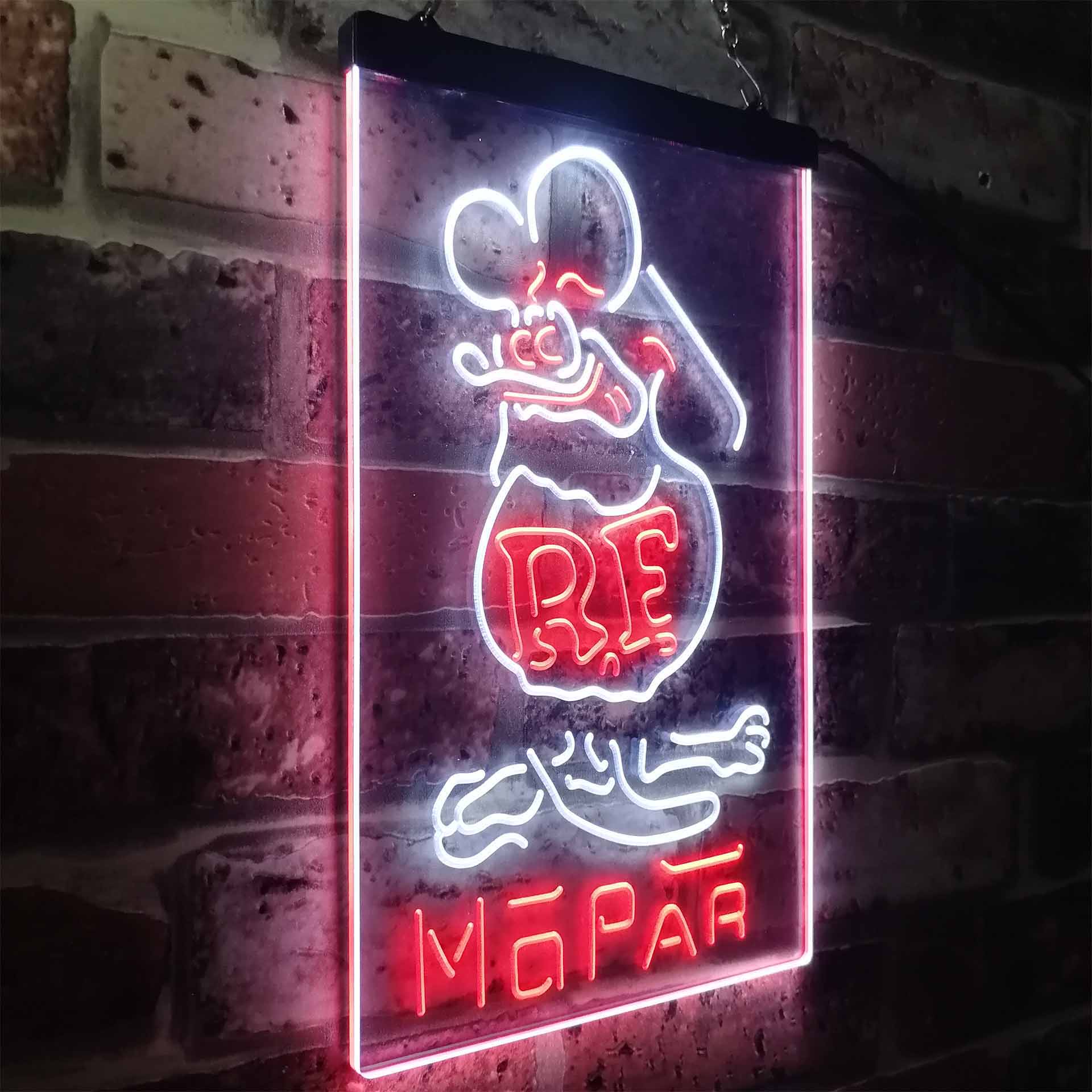 Rat Fink Retro RF Mopar Neon-Like LED Sign - Image 19