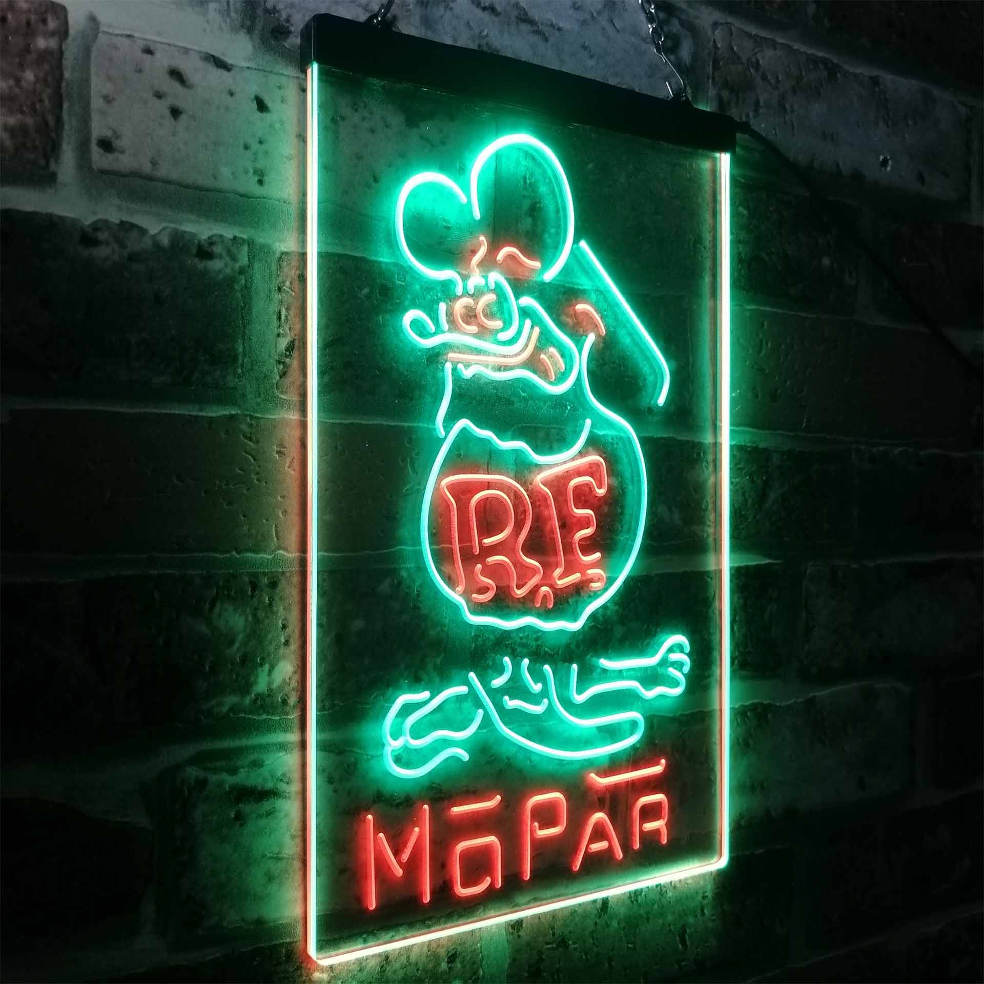 Rat Fink Retro RF Mopar Neon-Like LED Sign - Image 20