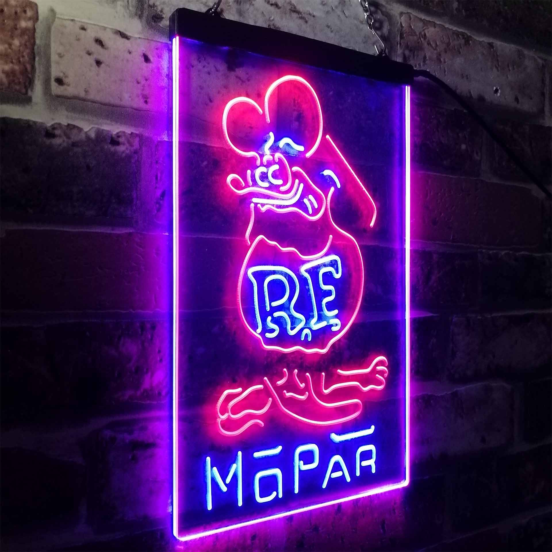 Rat Fink Retro RF Mopar Neon-Like LED Sign - Image 26
