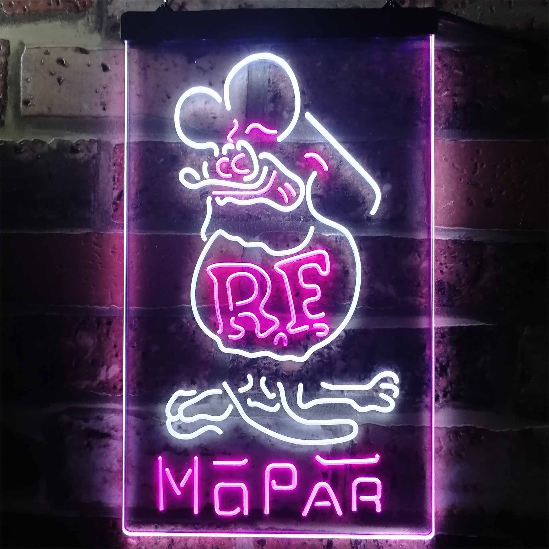 Rat Fink Retro RF Mopar Neon-Like LED Sign - Image 5
