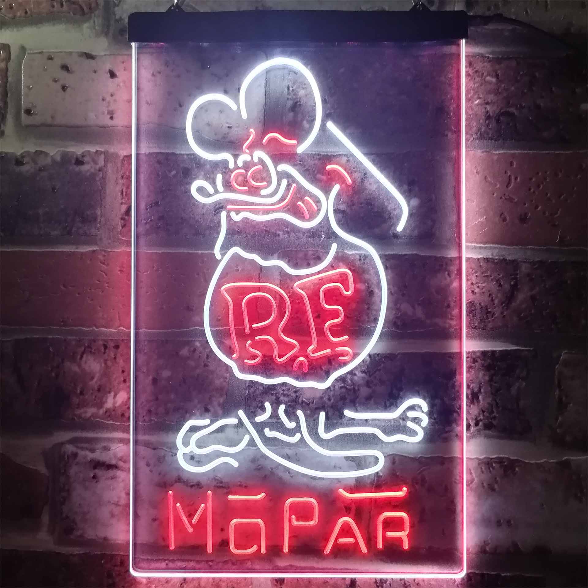 Rat Fink Retro RF Mopar Neon-Like LED Sign - Image 6
