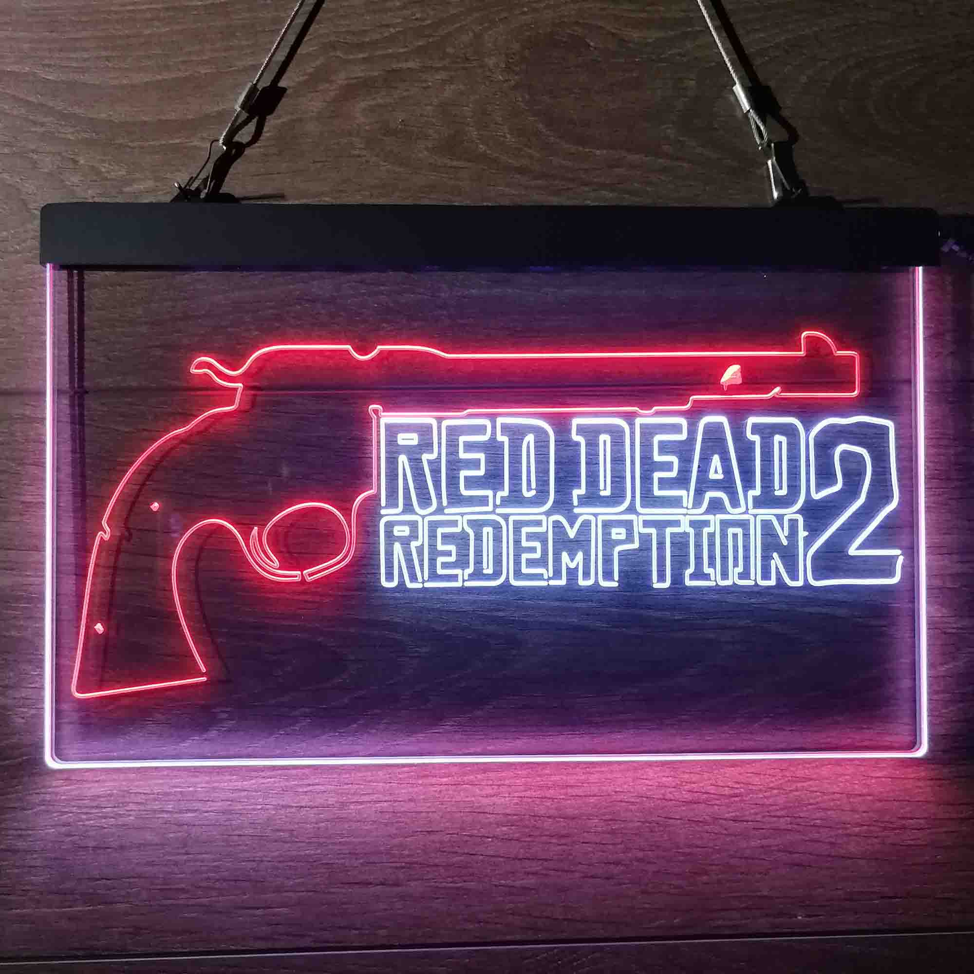 Red Dead Redemption 2 Game Room Neon Light LED Sign - Image 4