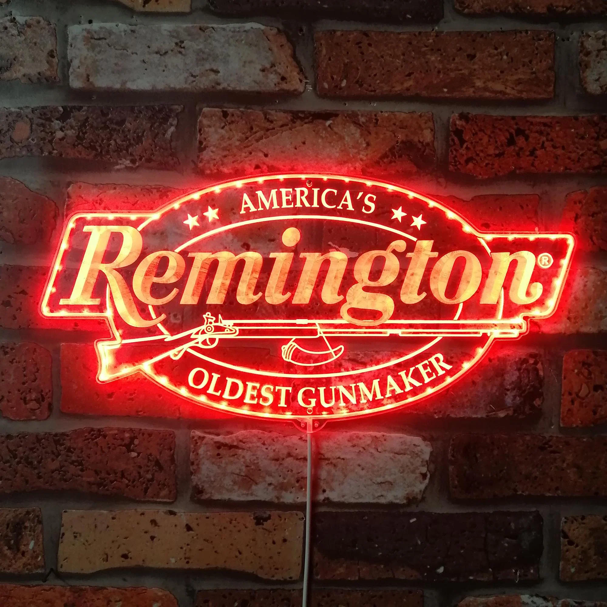 Remington Neon LED Sign with Dynamic RGB Colors - Image 3