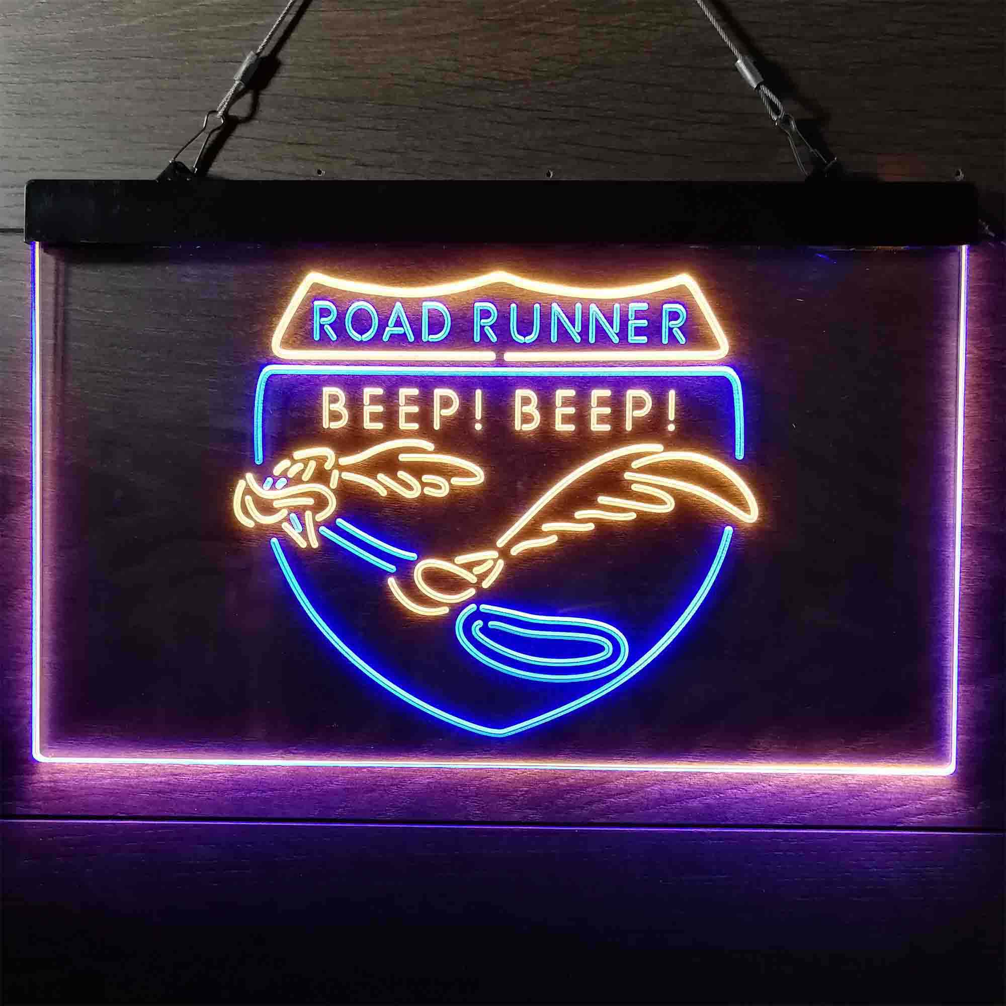 Road Runner Beep Beep LED Neon Sign