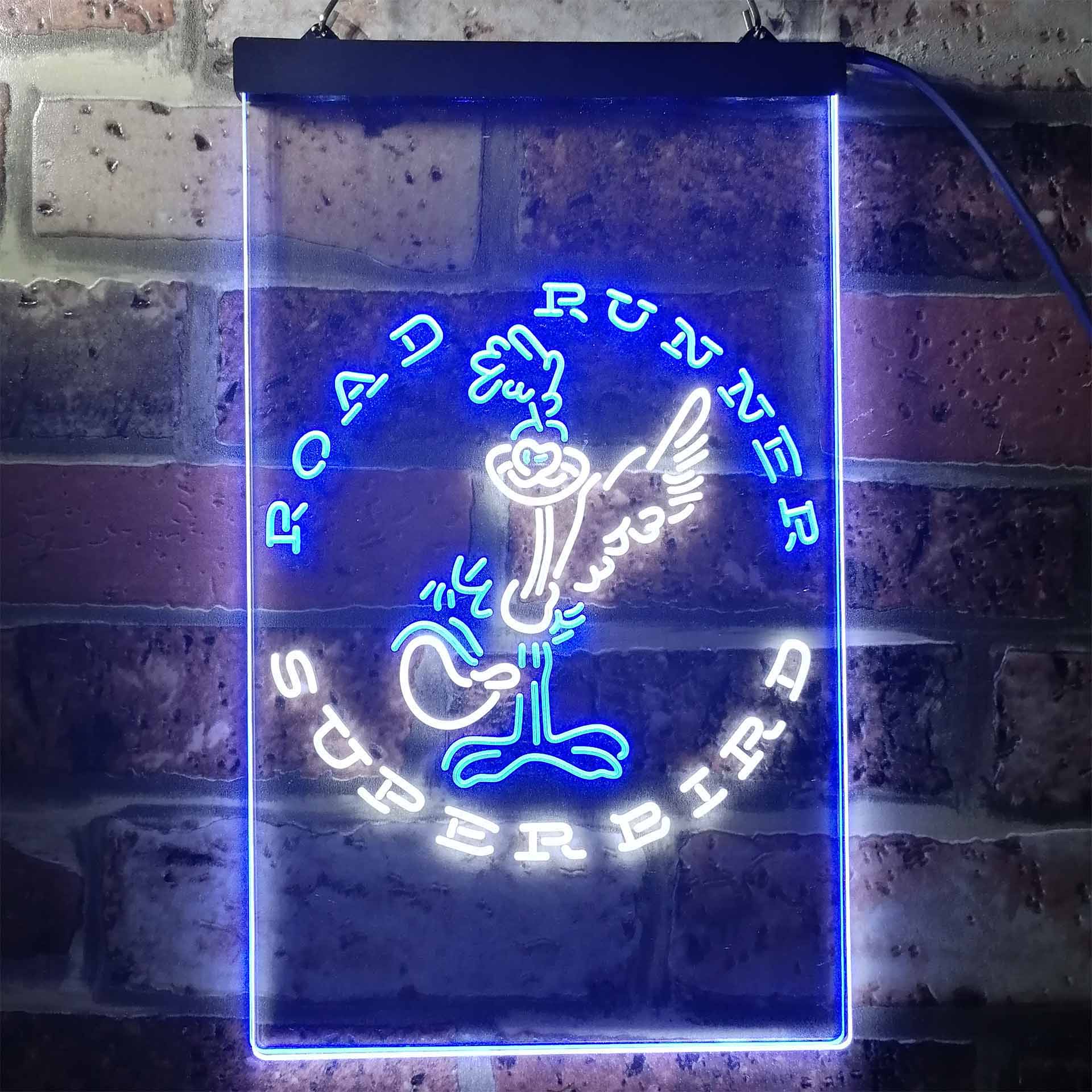 Road Runner Super Bird Car Auto LED Neon Sign - Image 4