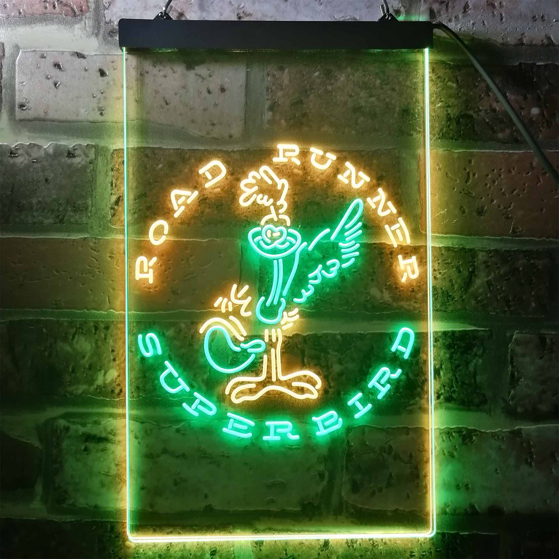 Road Runner Super Bird Car Auto LED Neon Sign - Image 5