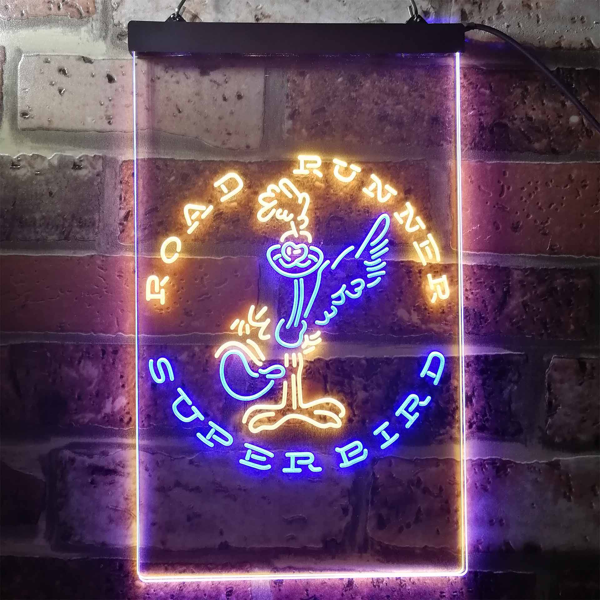 Road Runner Super Bird Car Auto LED Neon Sign - Image 7
