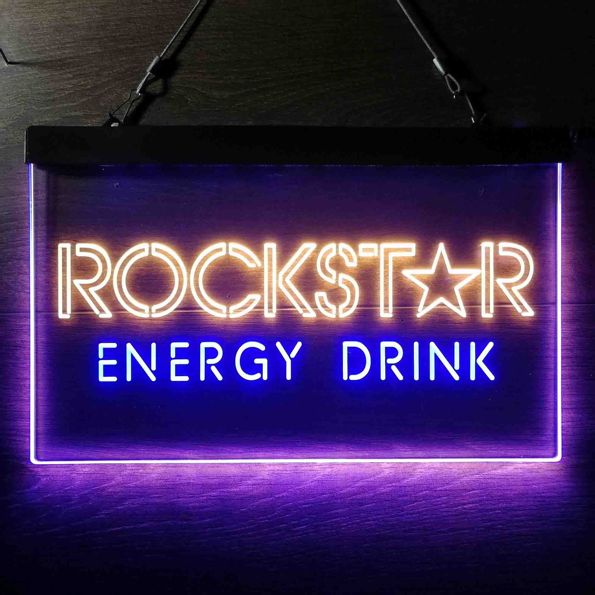 Rockstar Energy Drink Home Bar Neon Light LED Sign - Image 12