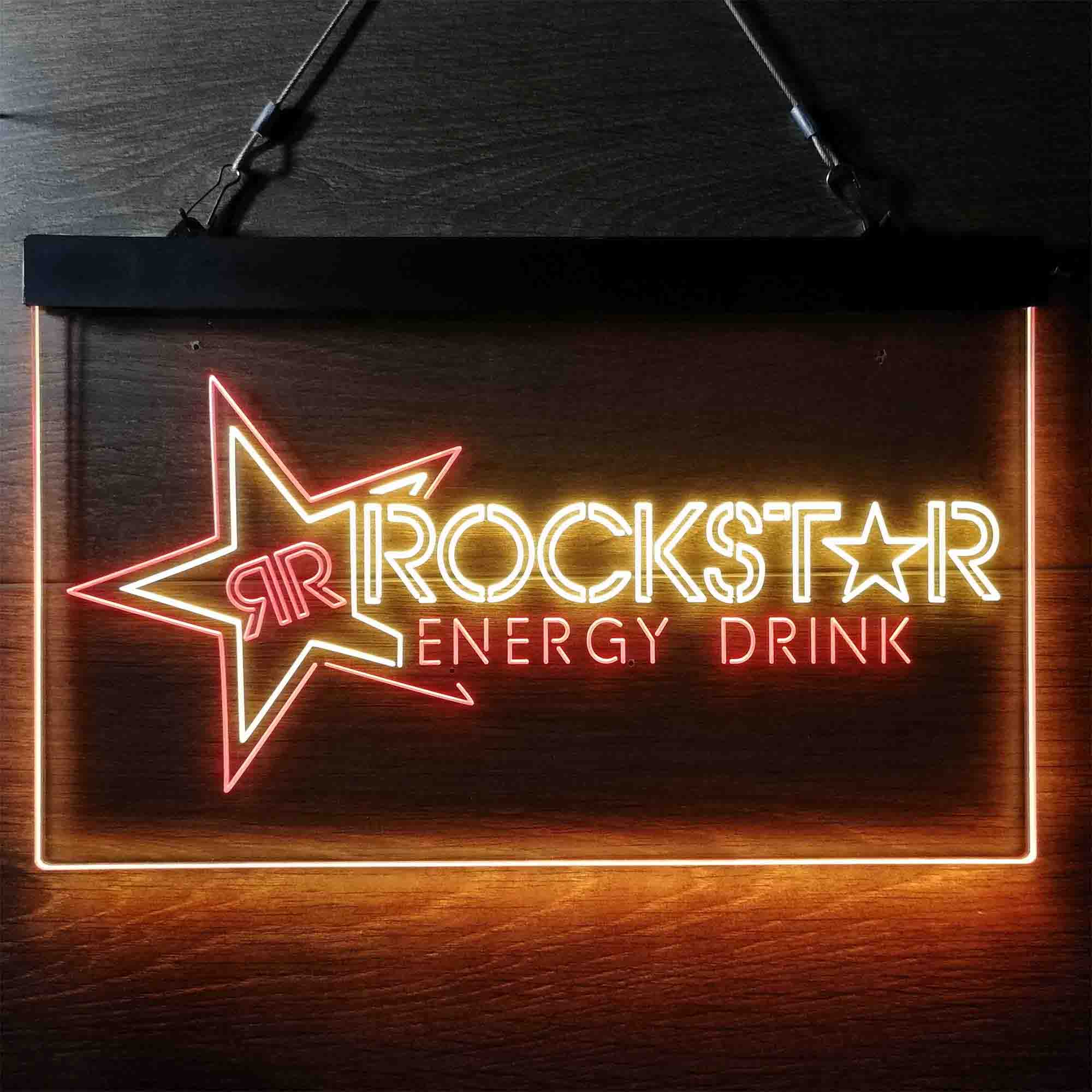 Rockstar US Beverages Star Neon-Like LED Sign - Image 13