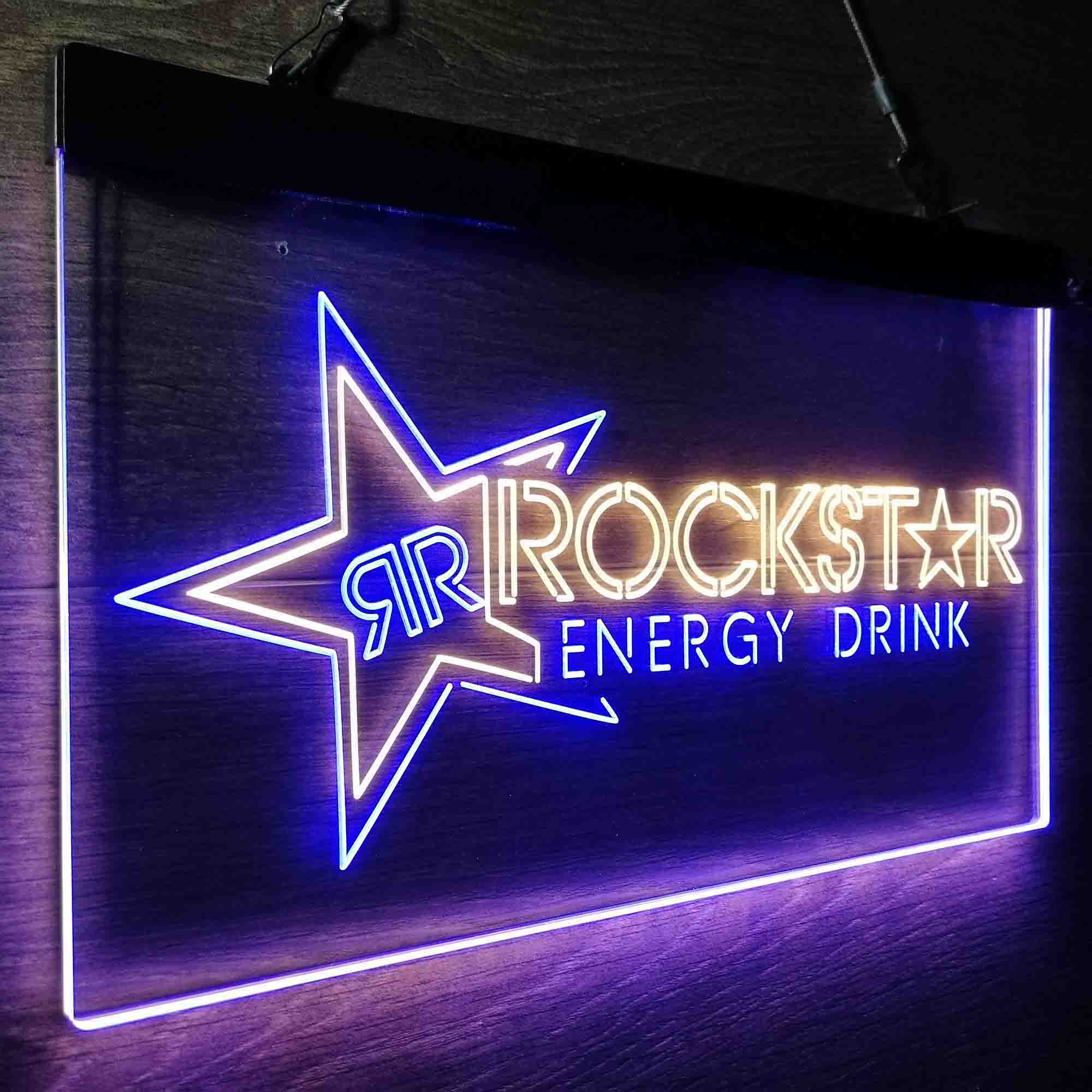 Rockstar US Beverages Star Neon-Like LED Sign - Image 15