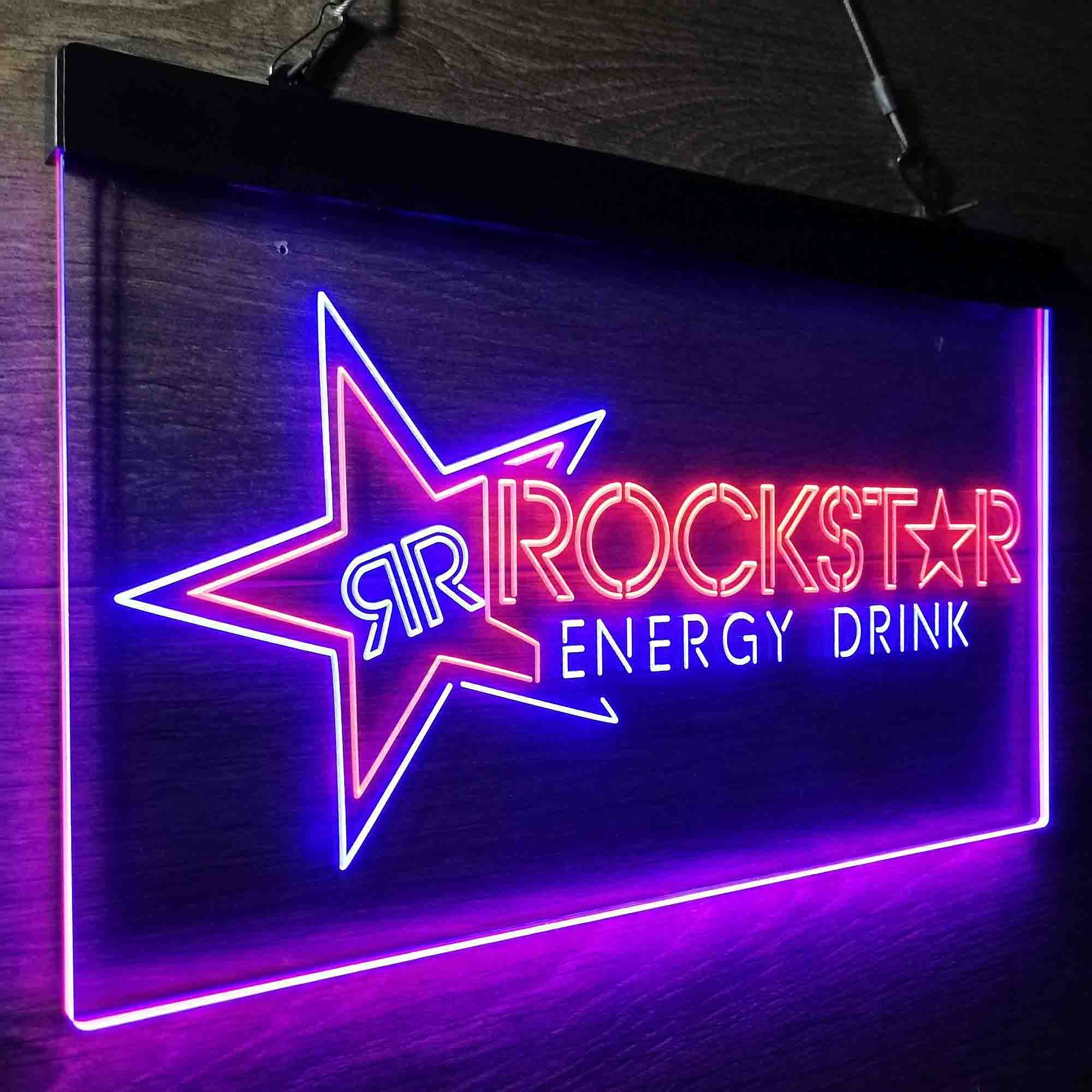 Rockstar US Beverages Star Neon-Like LED Sign - Image 16
