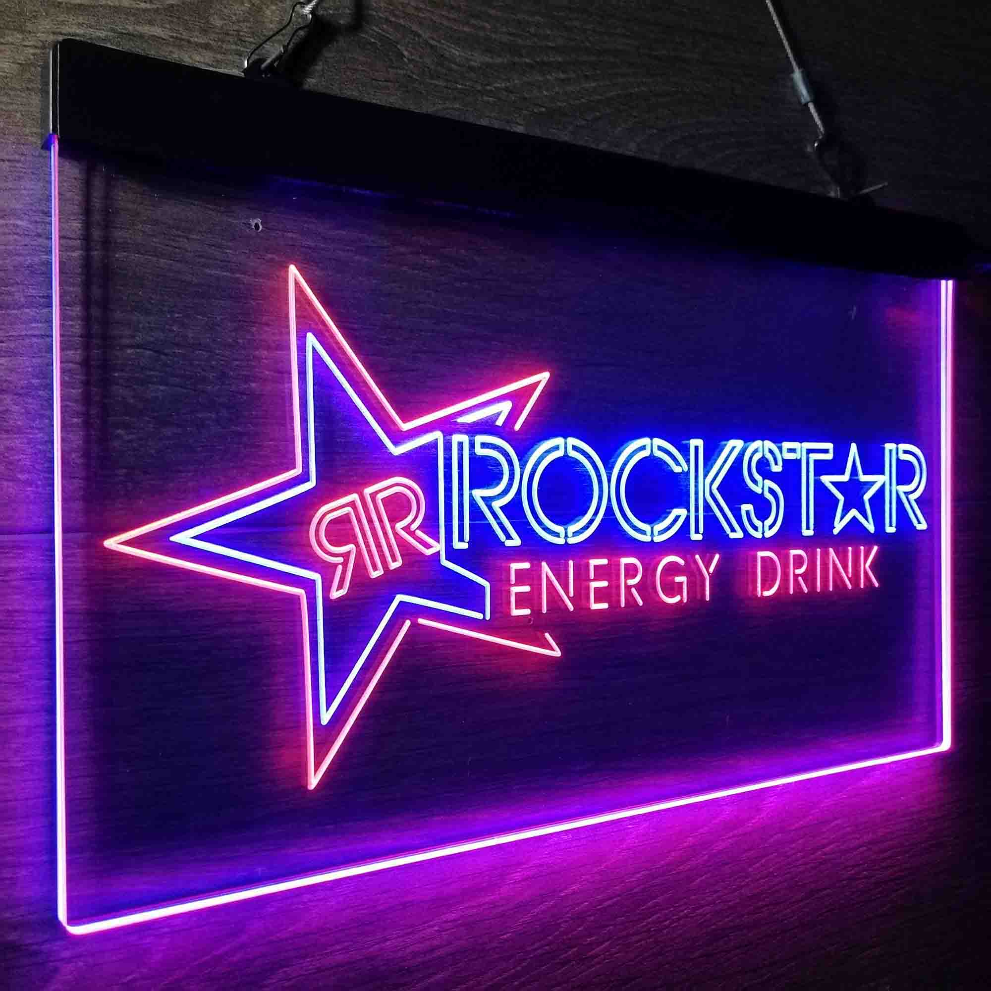Rockstar US Beverages Star Neon-Like LED Sign - Image 17