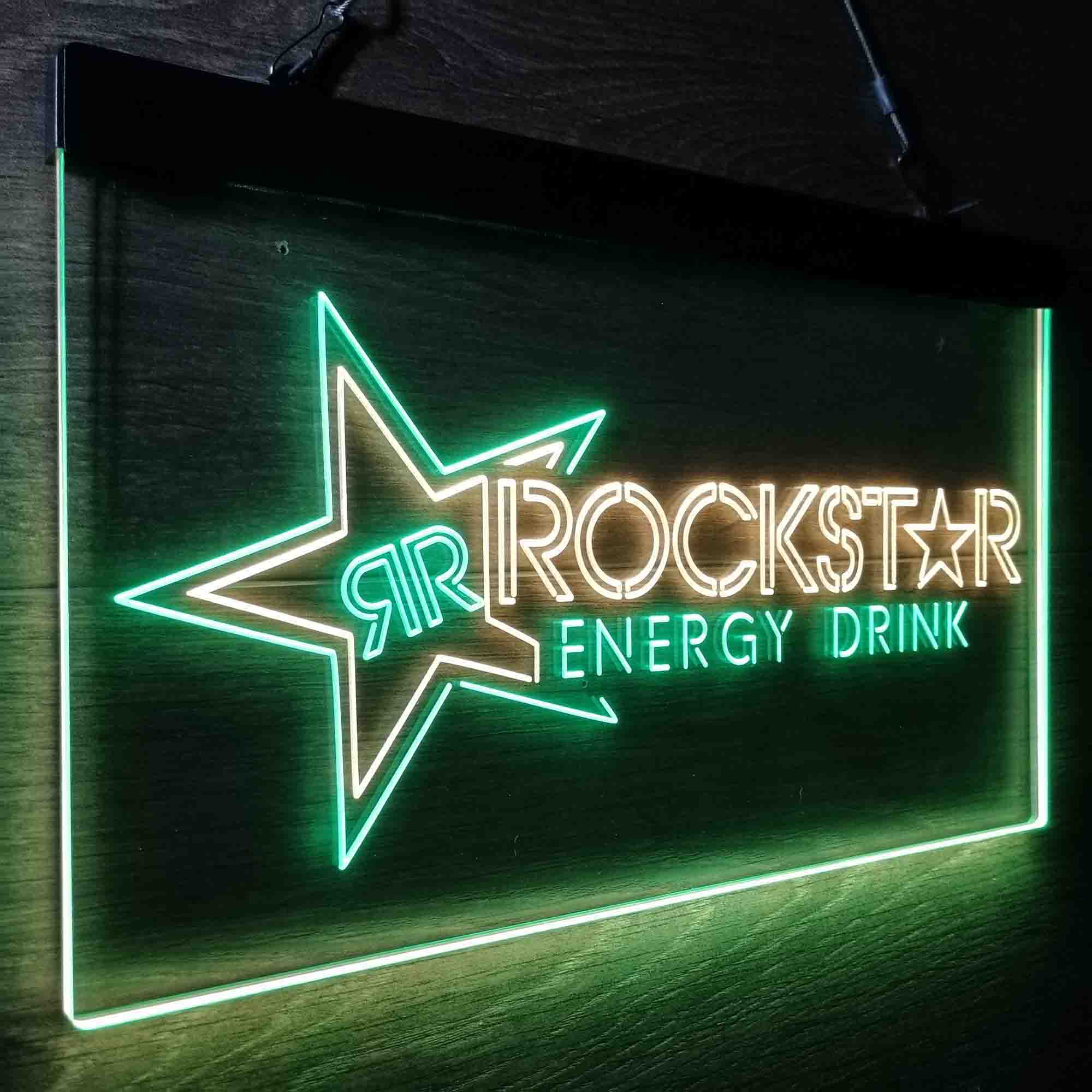 Rockstar US Beverages Star Neon-Like LED Sign - Image 21