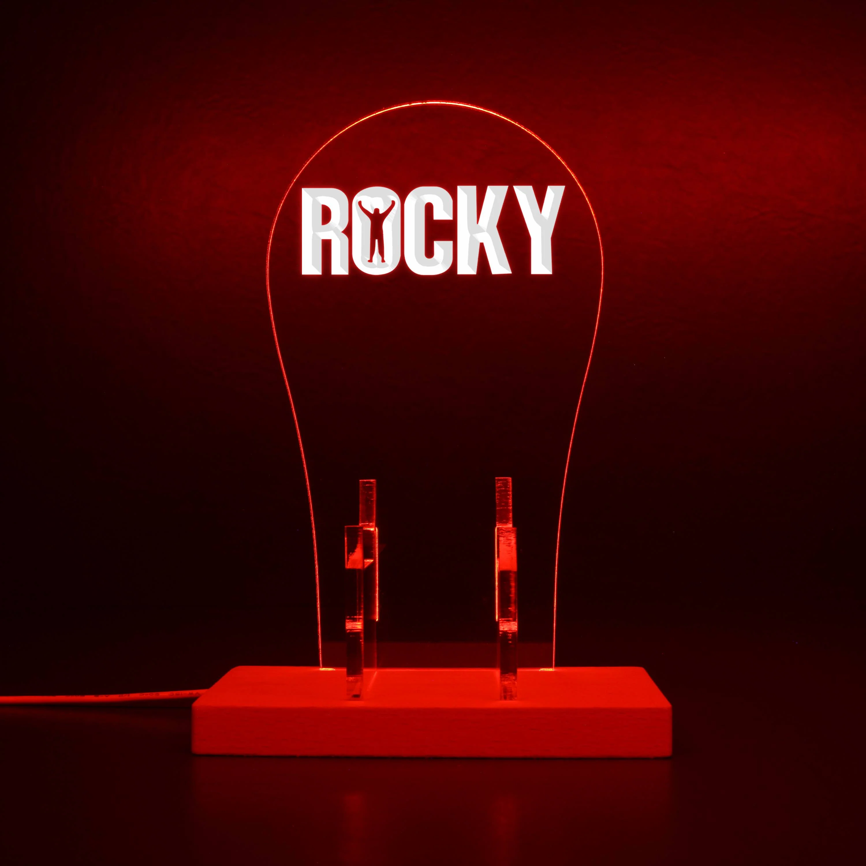 Rocky Bar Pub Beer Light Sign RGB LED Gaming Headset Controller Stand - Image 5