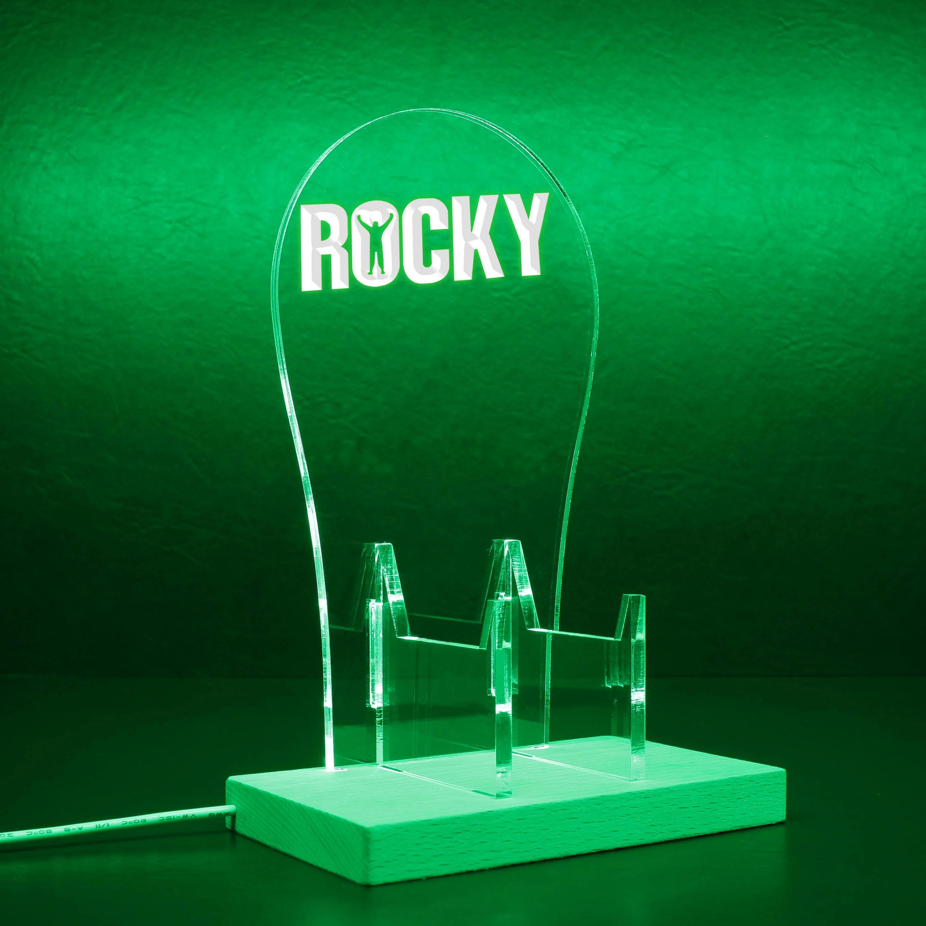 Rocky Bar Pub Beer Light Sign RGB LED Gaming Headset Controller Stand - Image 6