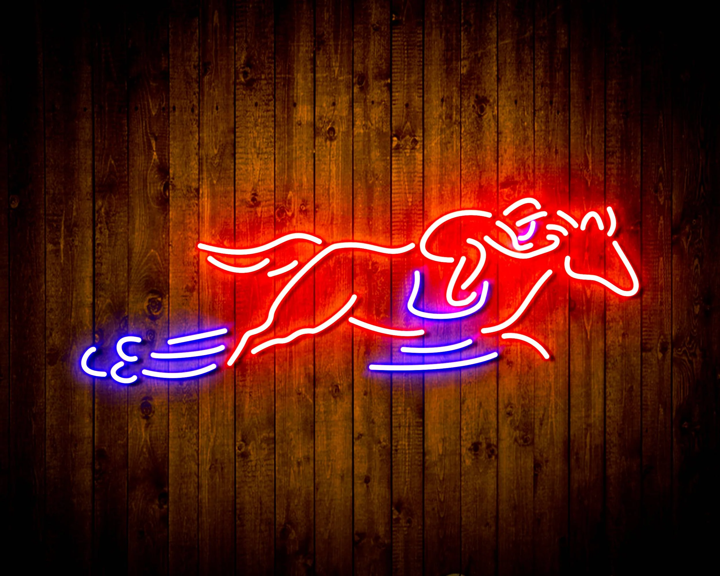 Bud light Running Horse Handmade Neon Flex LED Sign - Image 10