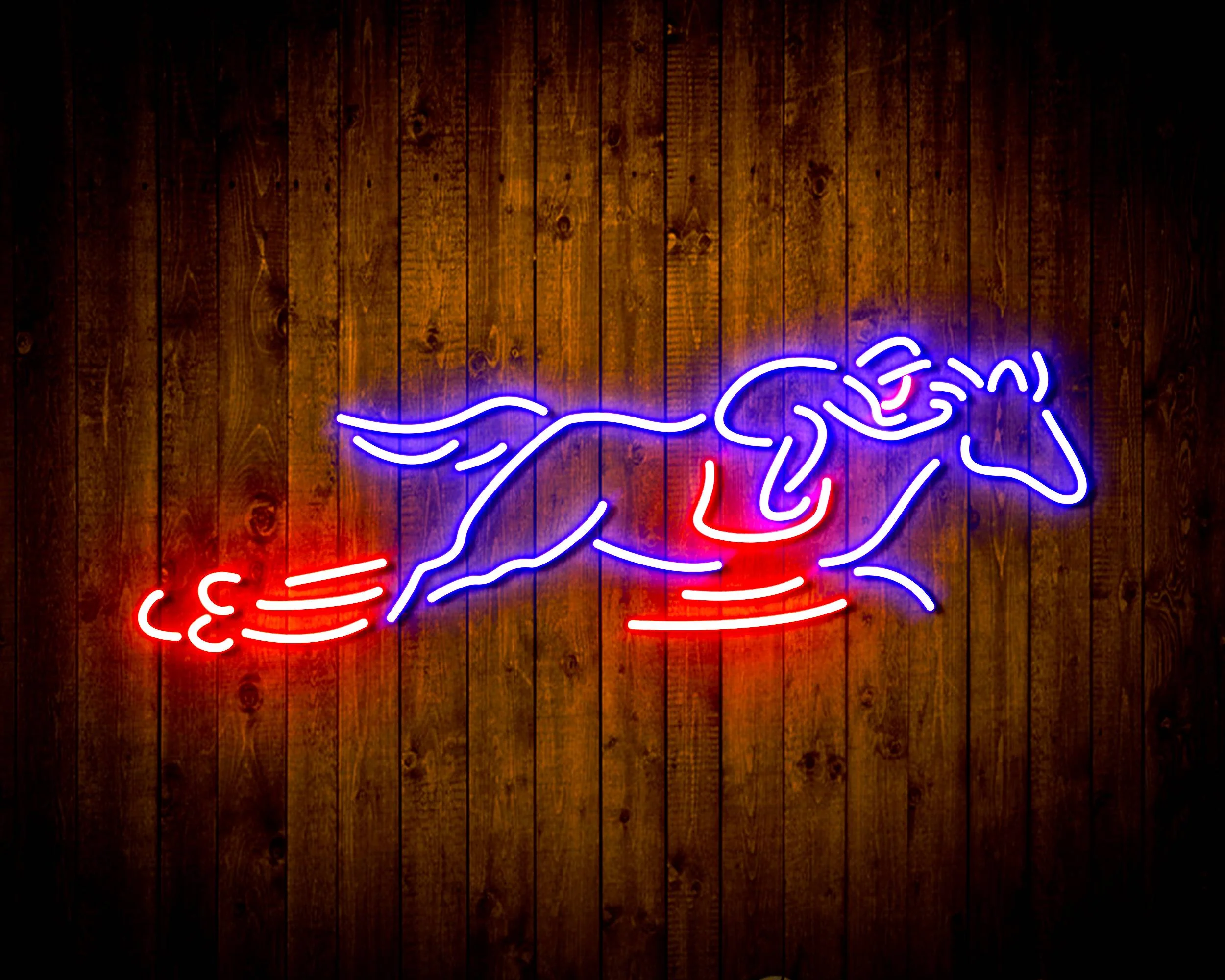 Bud light Running Horse Handmade Neon Flex LED Sign - Image 11