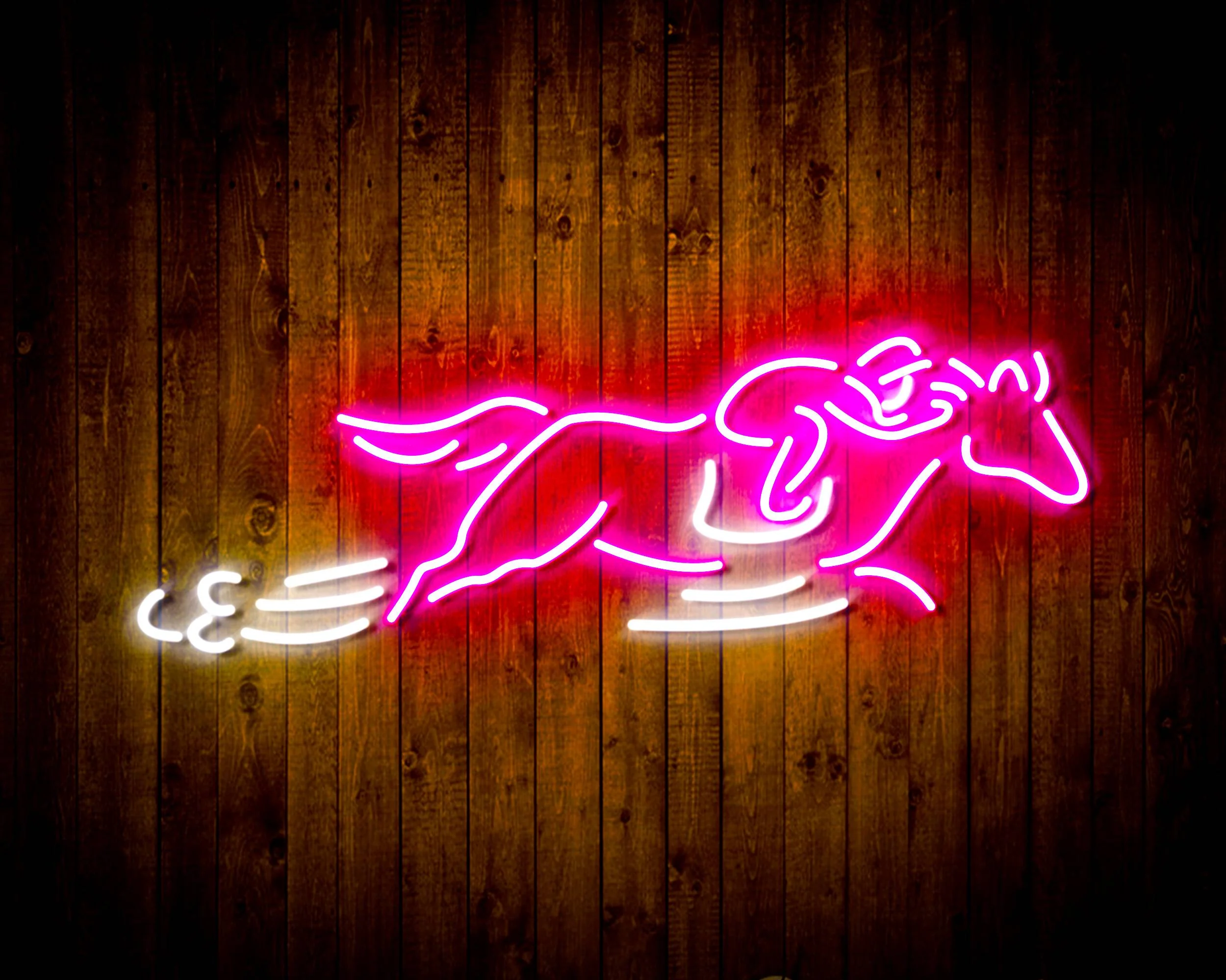 Bud light Running Horse Handmade Neon Flex LED Sign - Image 13