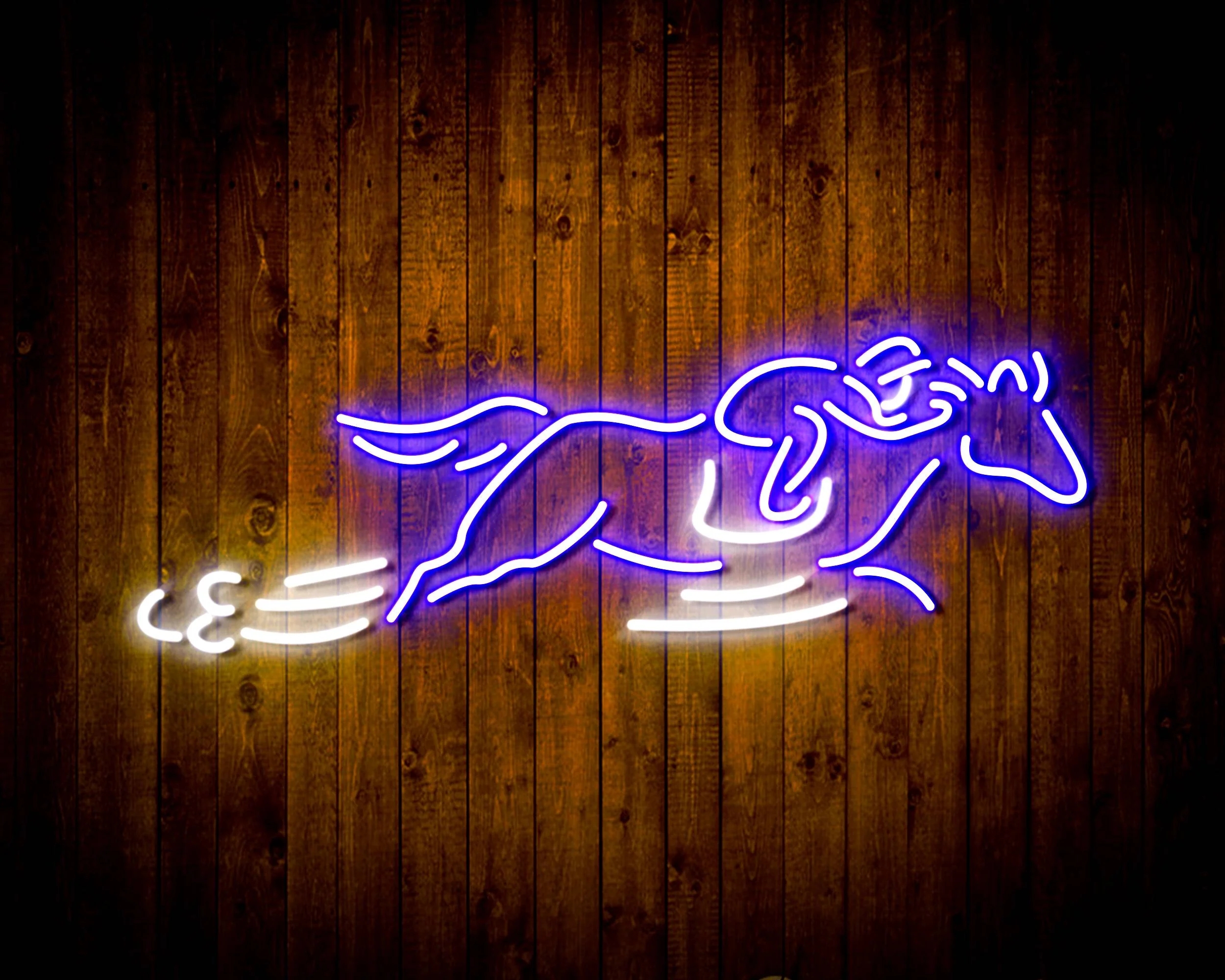 Bud light Running Horse Handmade Neon Flex LED Sign - Image 14