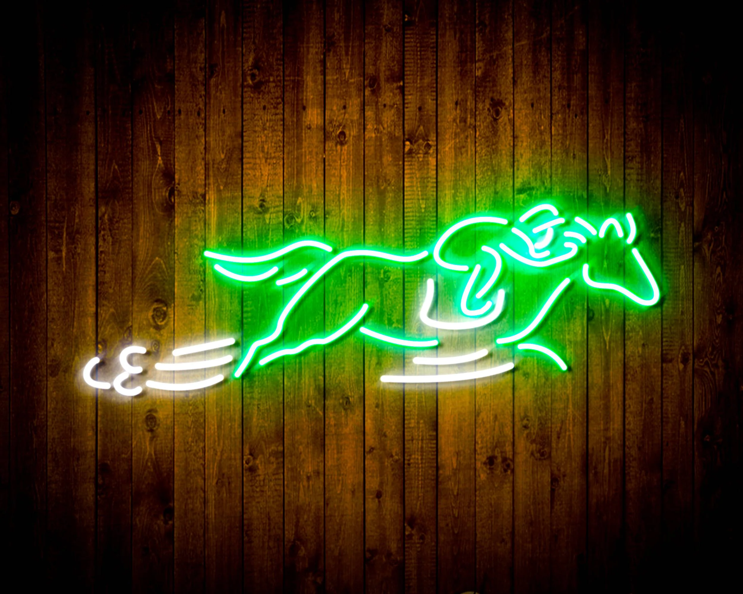 Bud light Running Horse Handmade Neon Flex LED Sign - Image 15