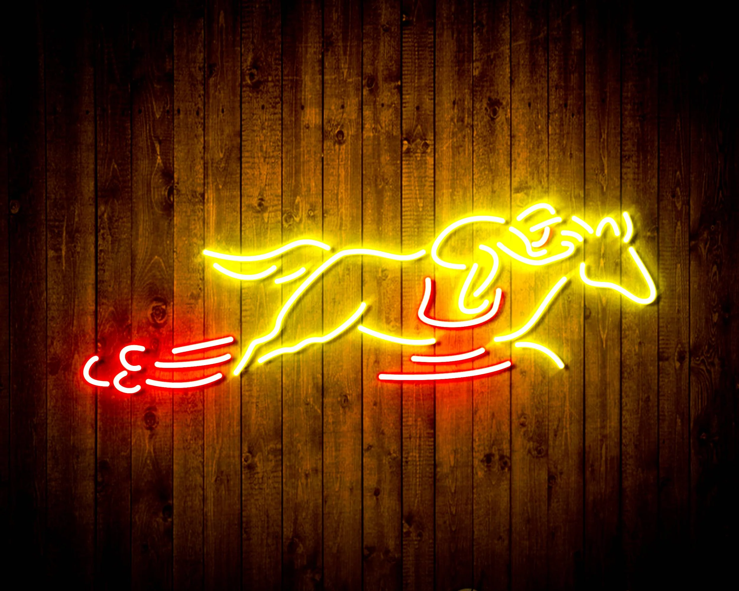 Bud light Running Horse Handmade Neon Flex LED Sign - Image 16