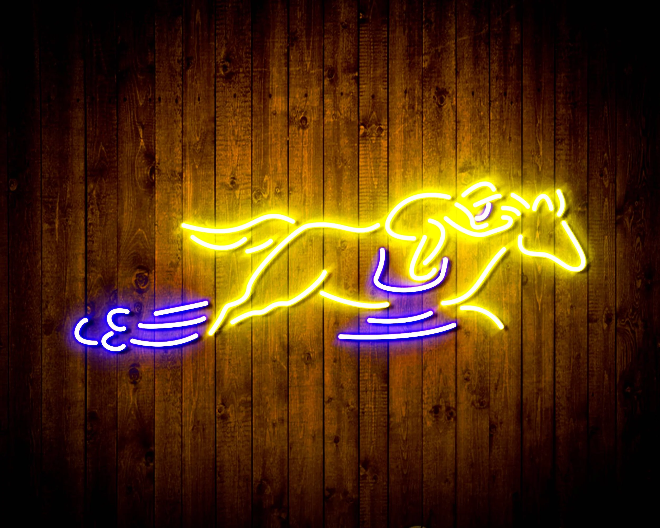Bud light Running Horse Handmade Neon Flex LED Sign - Image 17