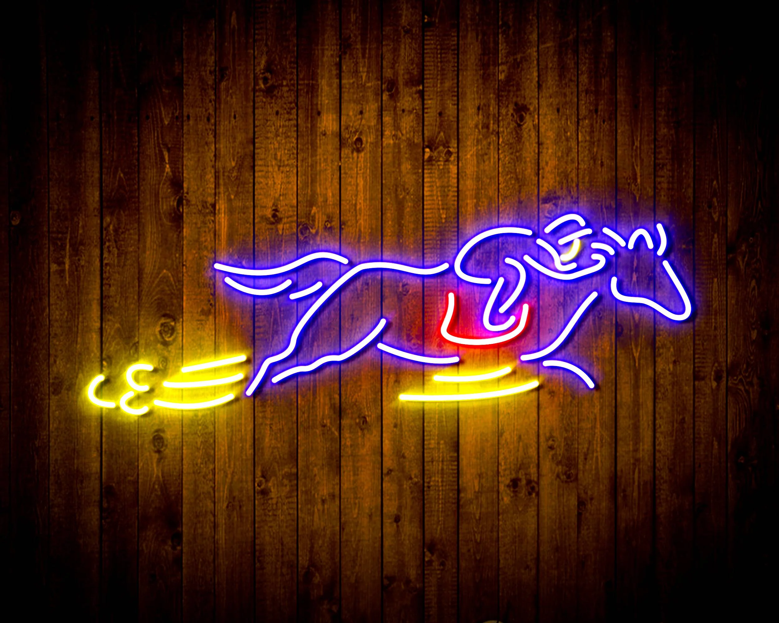 Bud light Running Horse Handmade Neon Flex LED Sign - Image 2